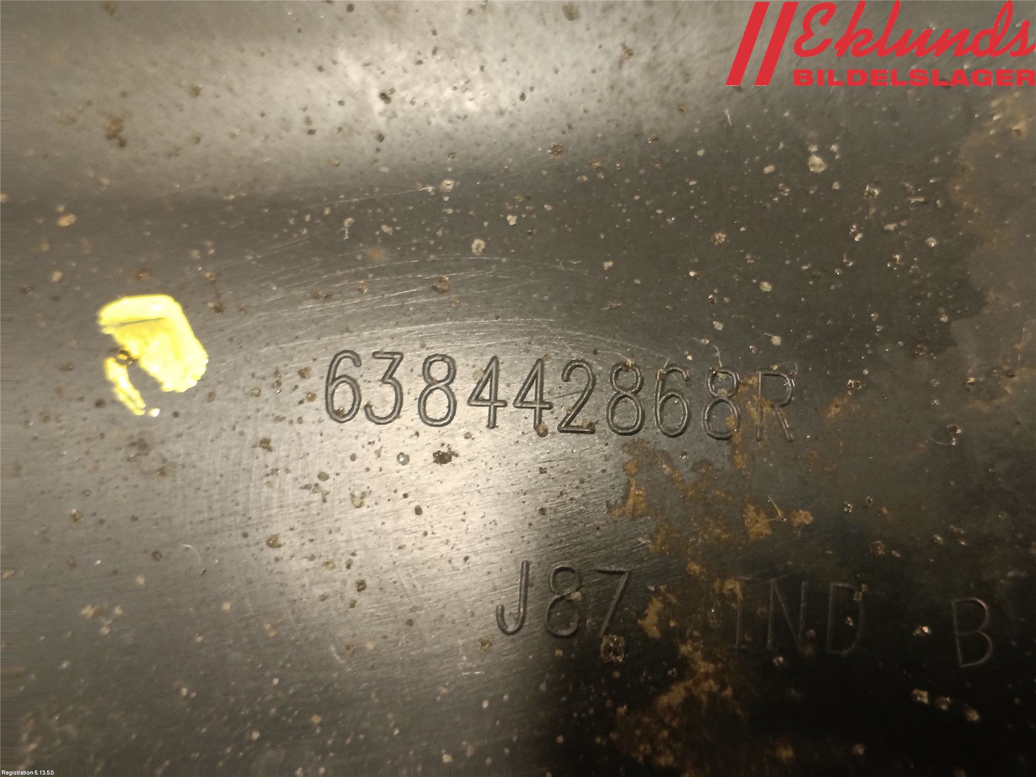 Renault CAPTUR 13-19 Skärm Inner