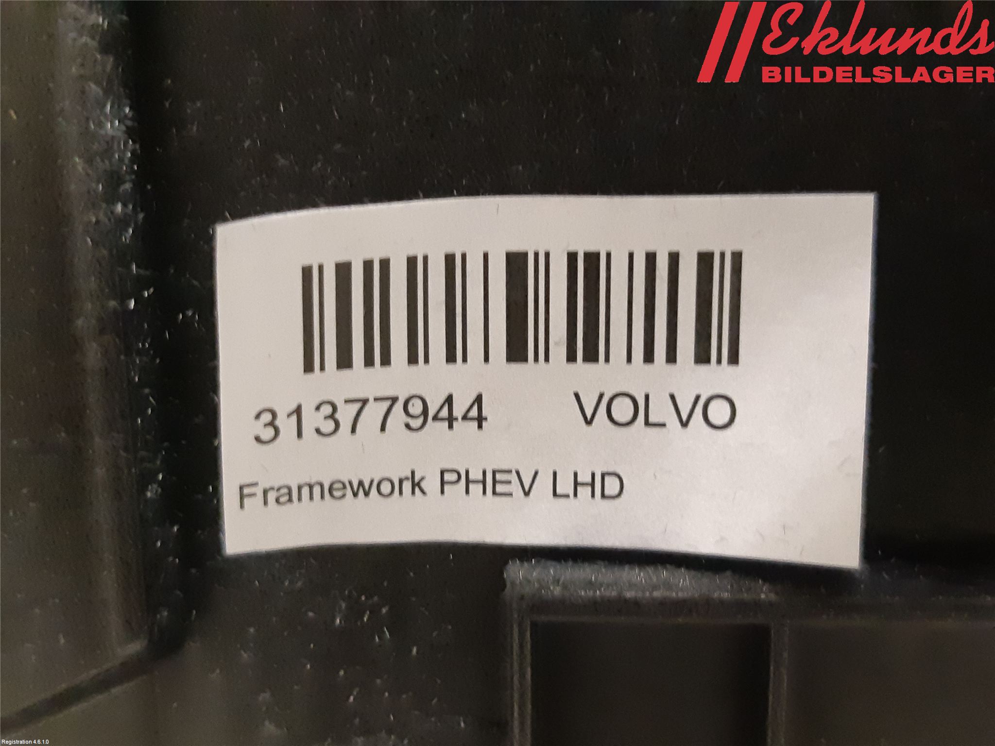 Volvo XC90/RECHARGE 16- Inr Tunnelfack