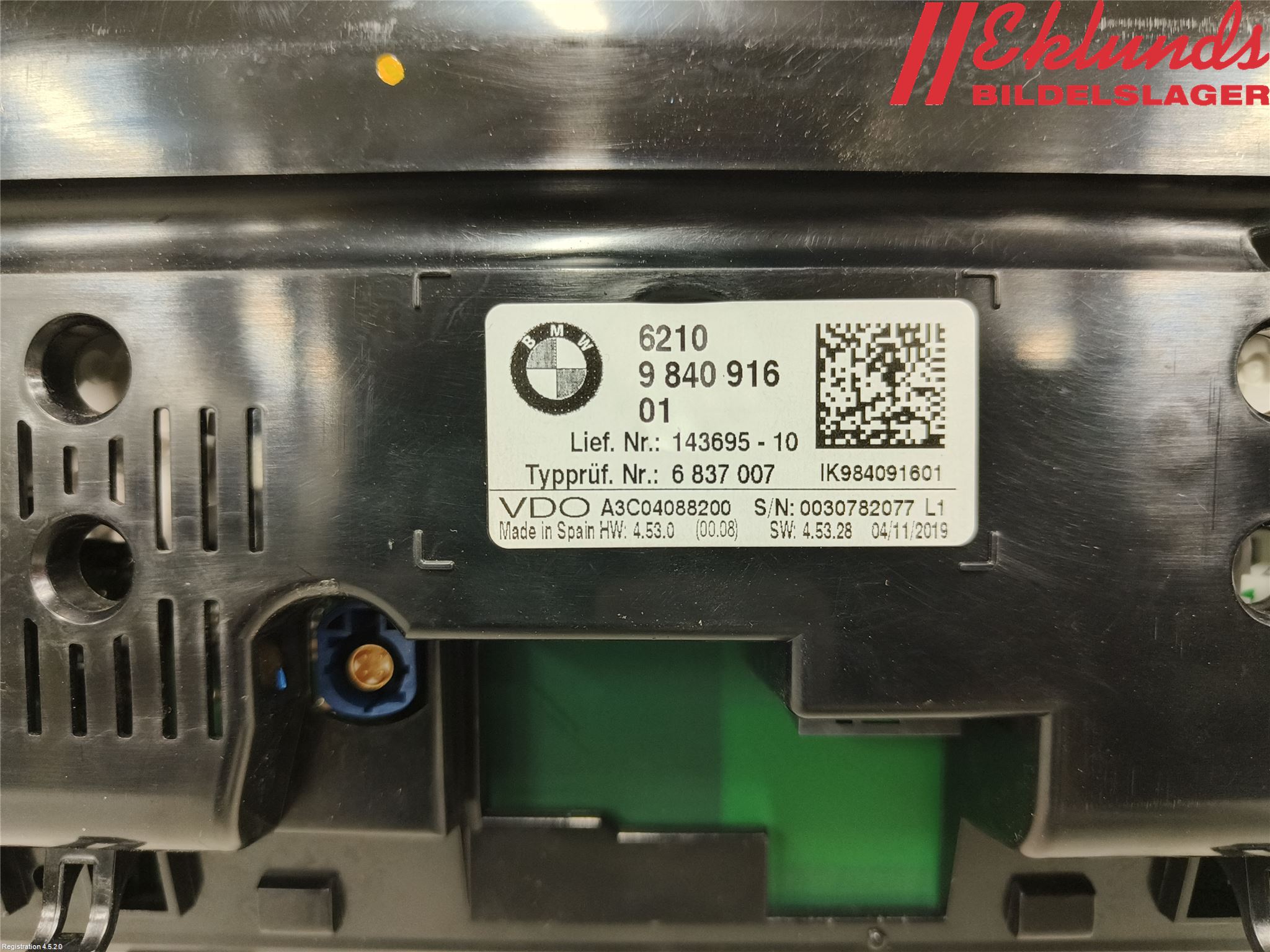 BMW X1 F48 15-22 Instrument Komb