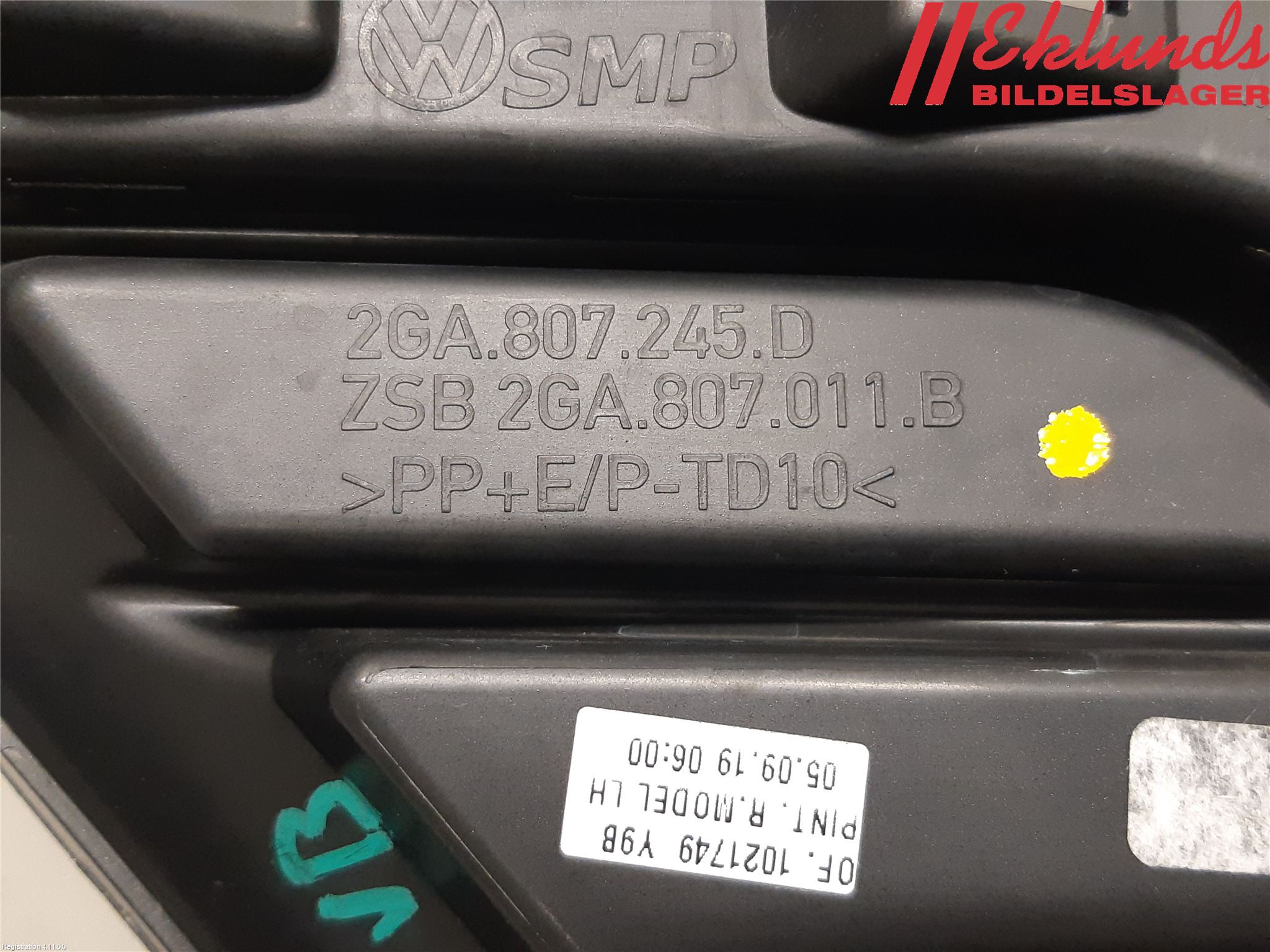 Volkswagen VW T-ROC 18- Stöt Utfyllnad-List-Grill