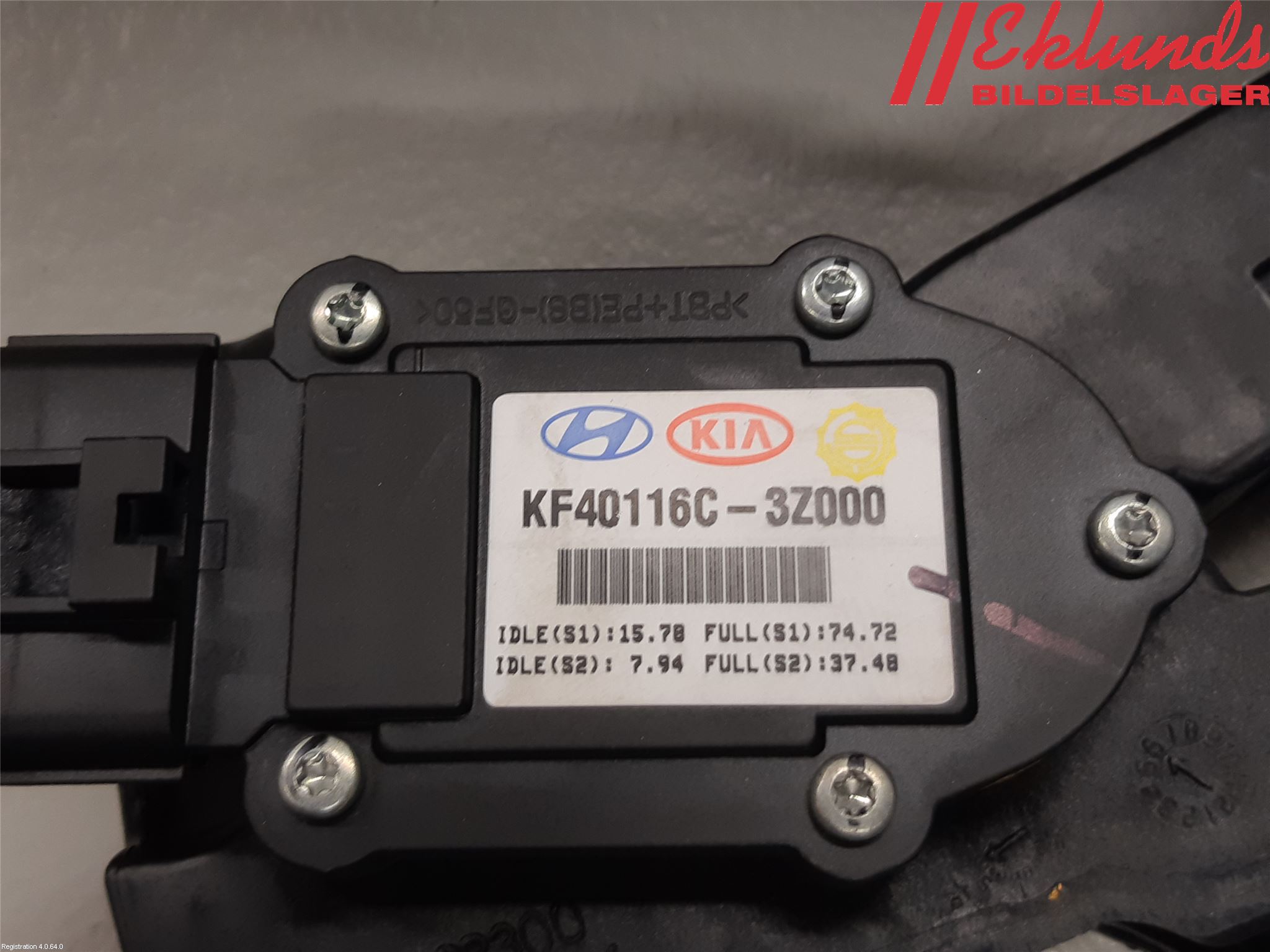 Hyundai i40 16-18 Gaspedal