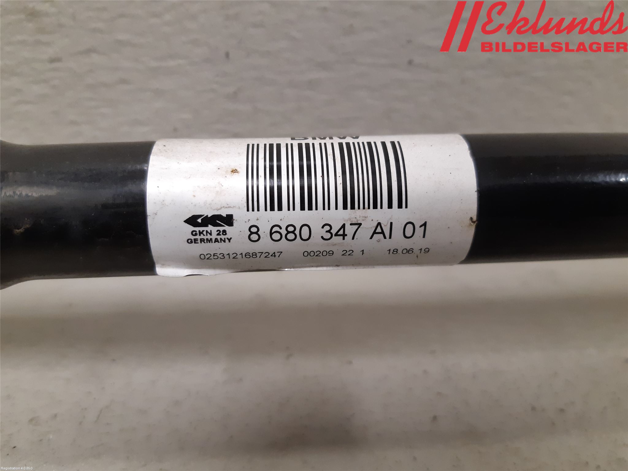 BMW 1 F20/F21 11-19 Drivaxel Bak Vänster
