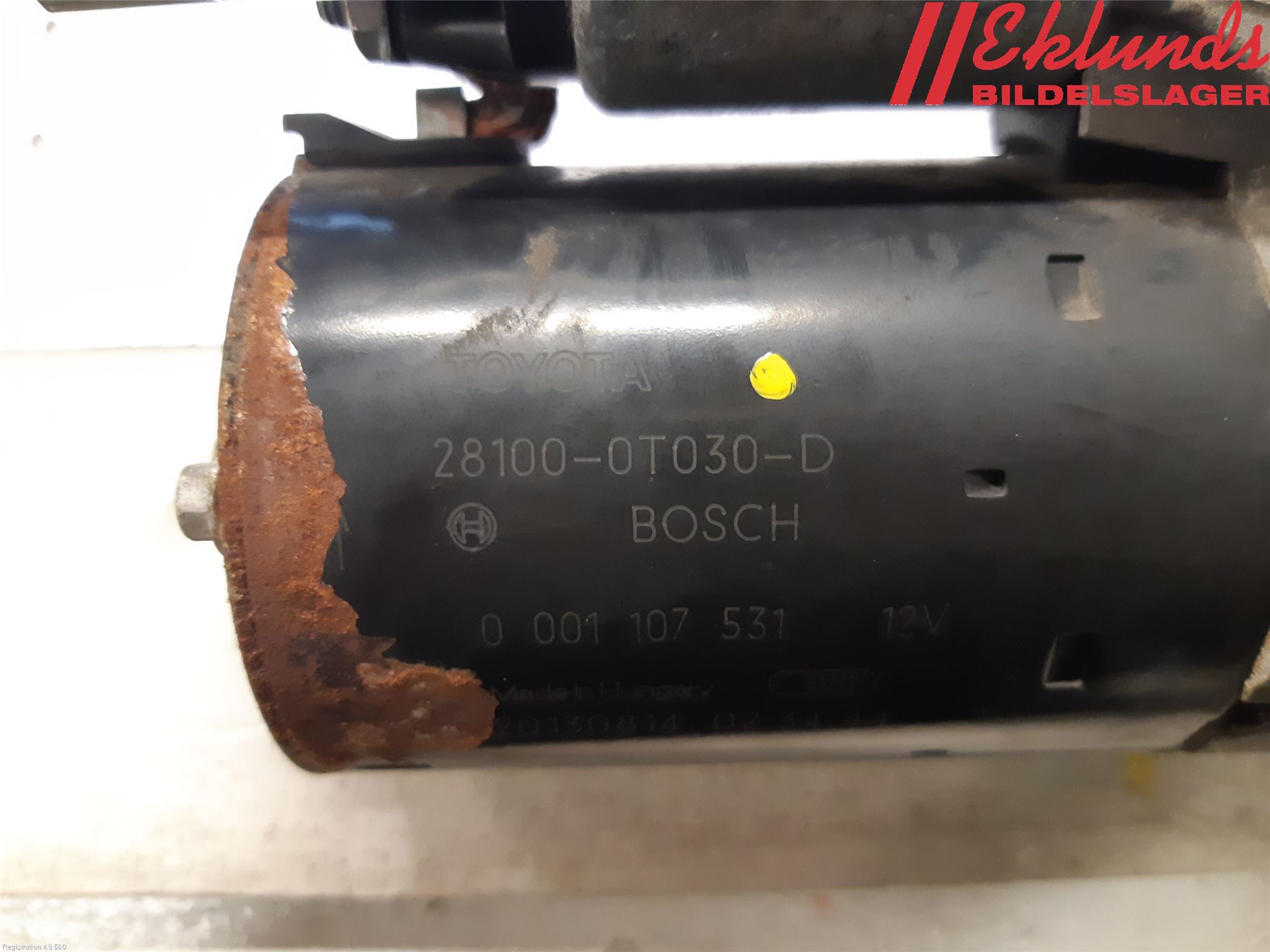 Toyota AURIS 13-19 Startmotor