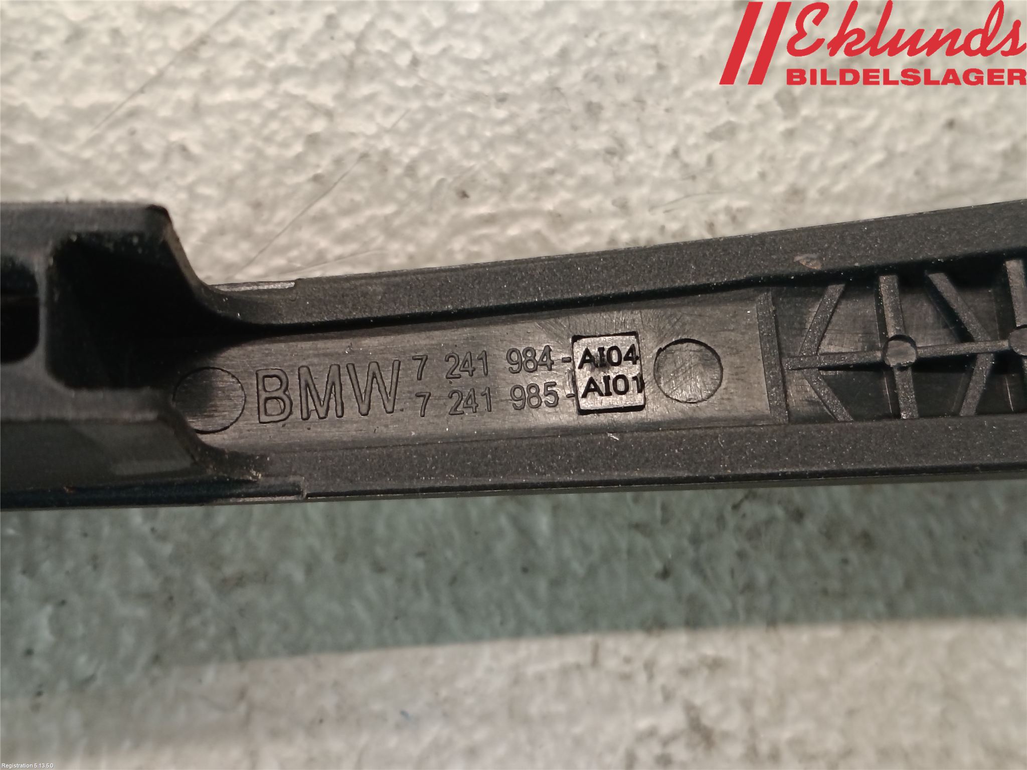 BMW 1 F20/F21 11-19 Torkararm-Bakruta