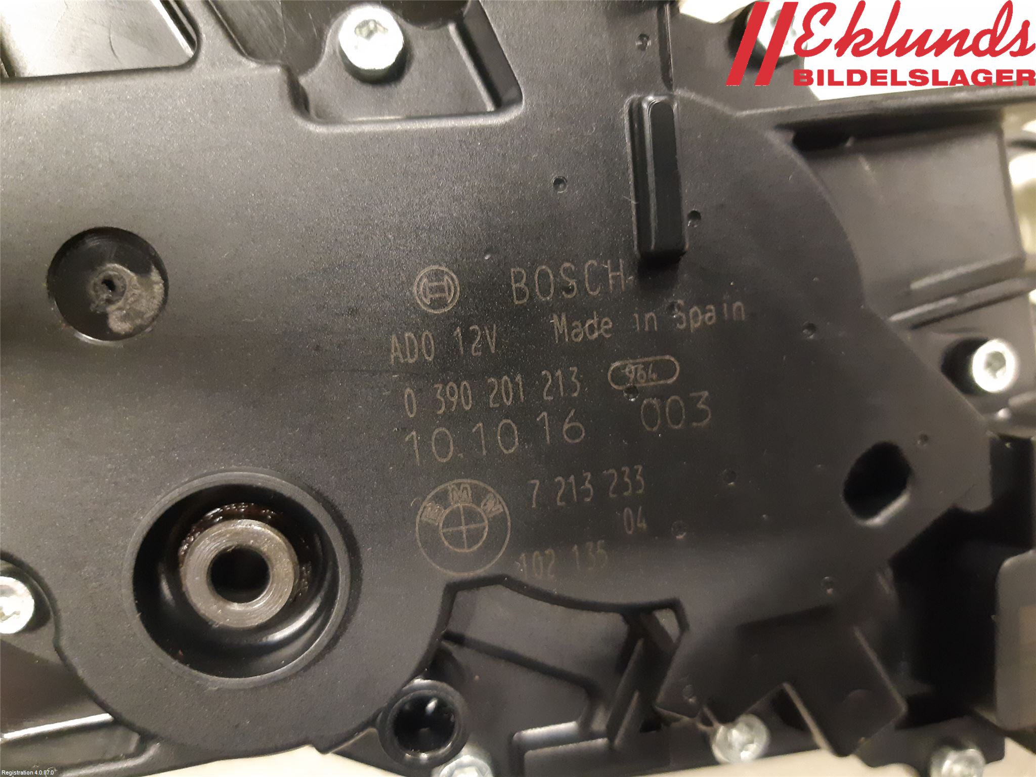 BMW 5 F10/F11/F18 09-17 Torkarmotor Baklucka