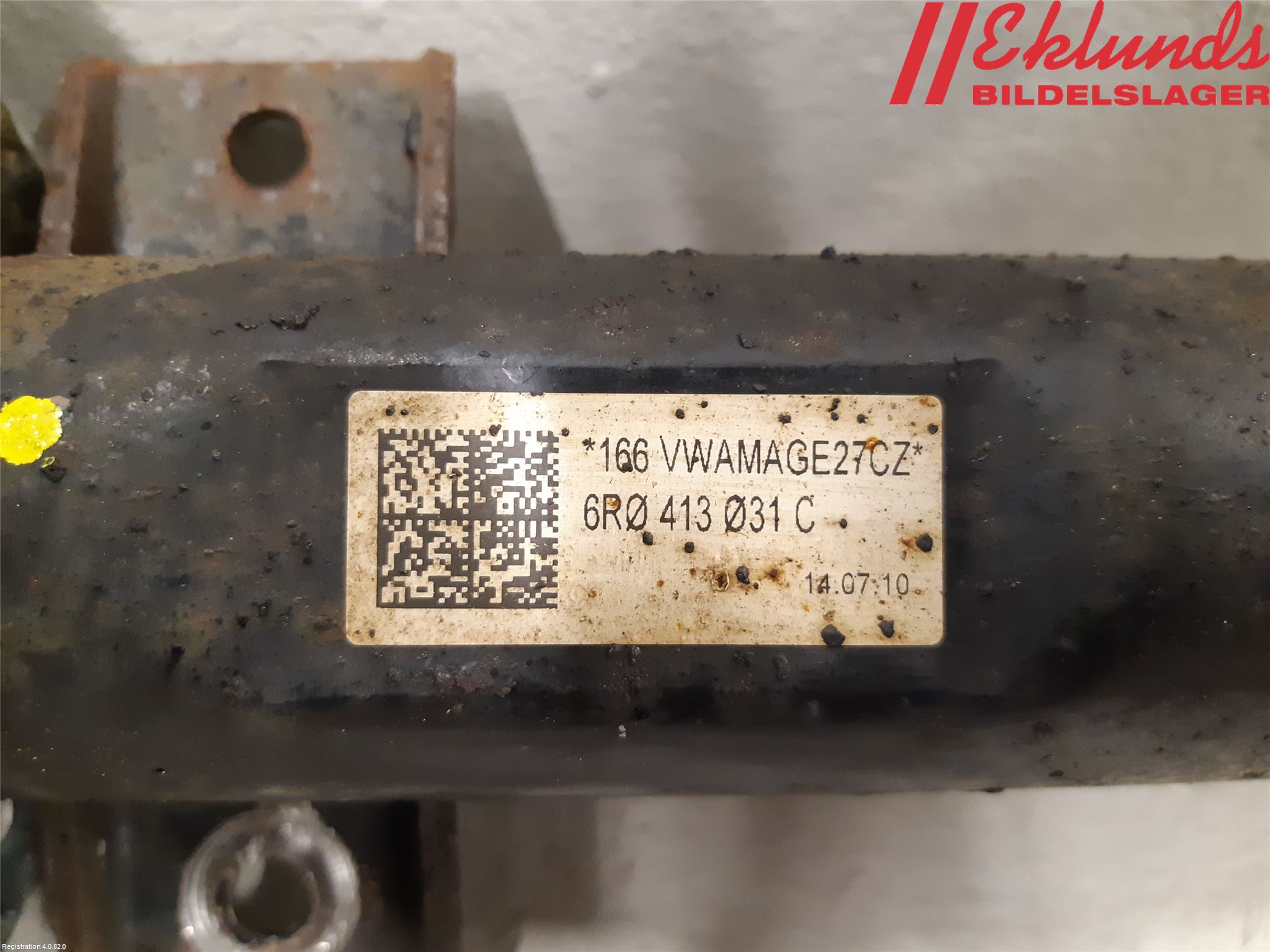 Volkswagen VW POLO 10-17 Fjäderben Fram Vänster