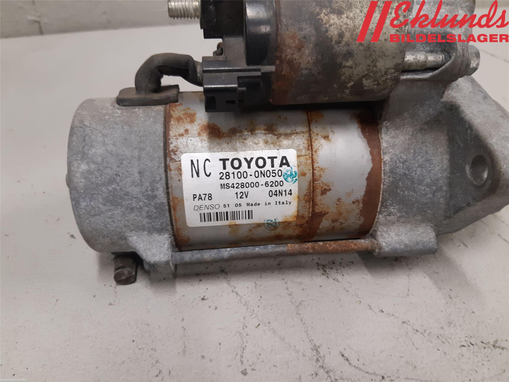 Toyota AURIS 10-12 Startmotor Diesel