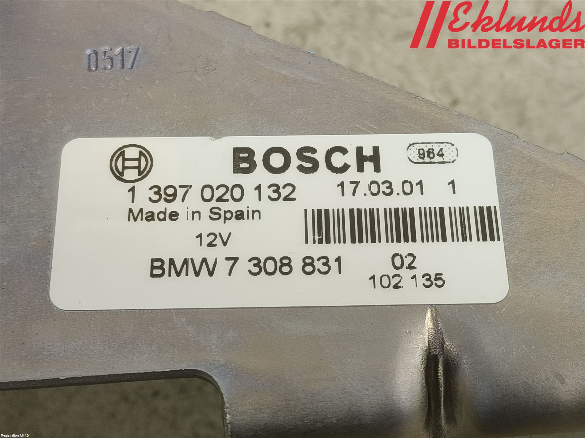 BMW 3 F30/F31/F80 12-19 Låskista Baklucka