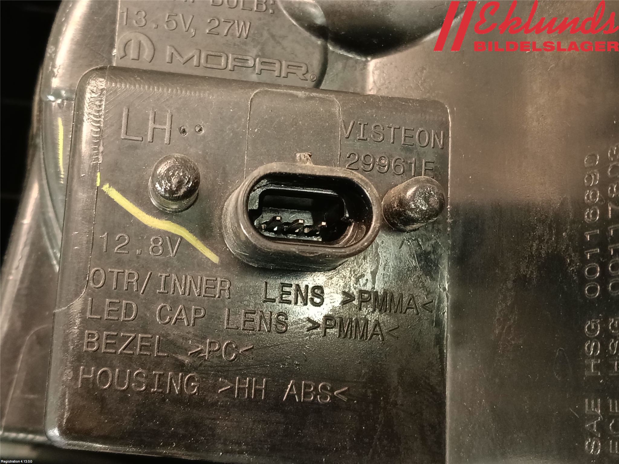 Fiat FREEMONT Bakljus Vänster