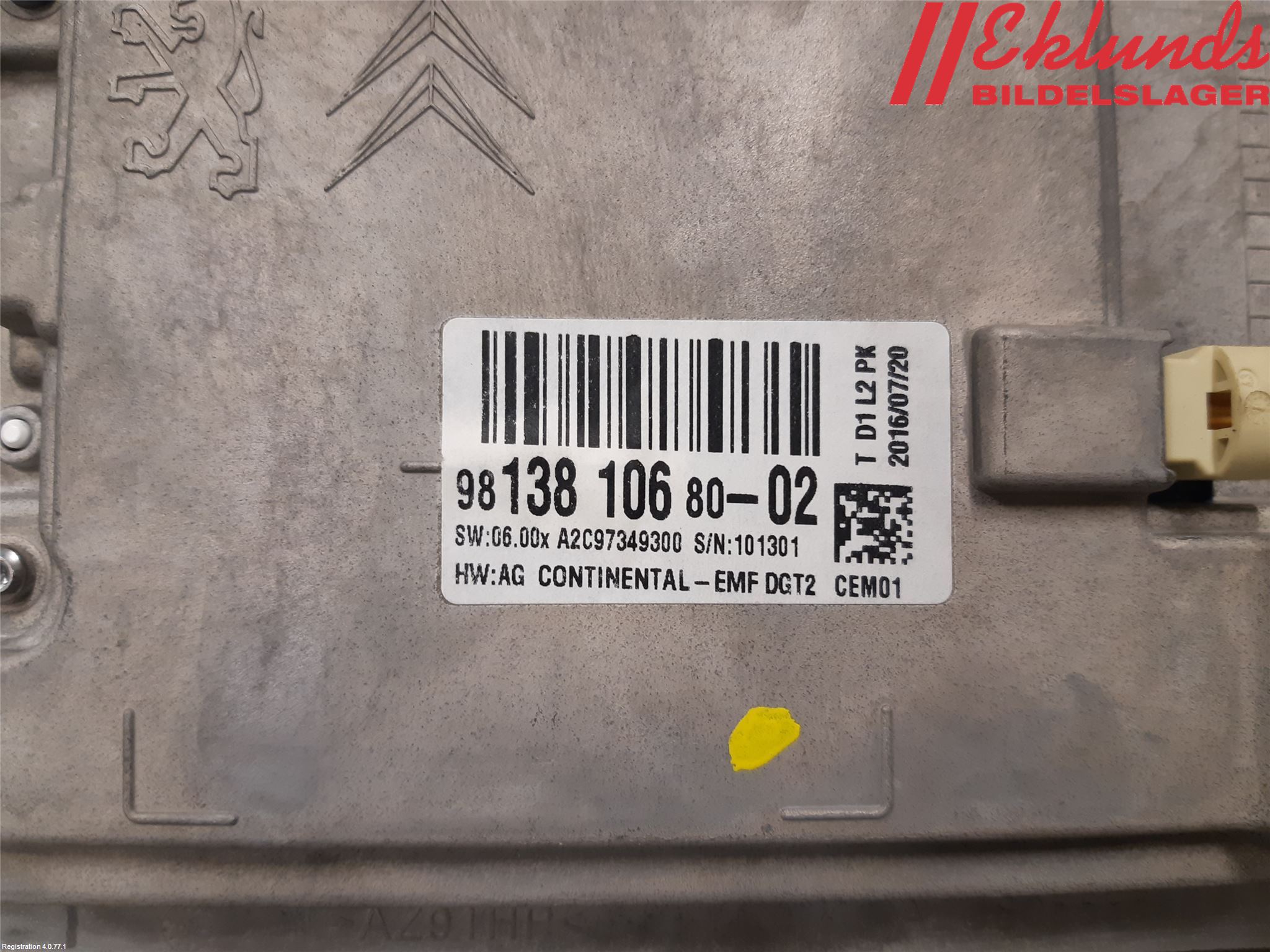 Citroen C4 II 11-18 Multifunktionsdisplay