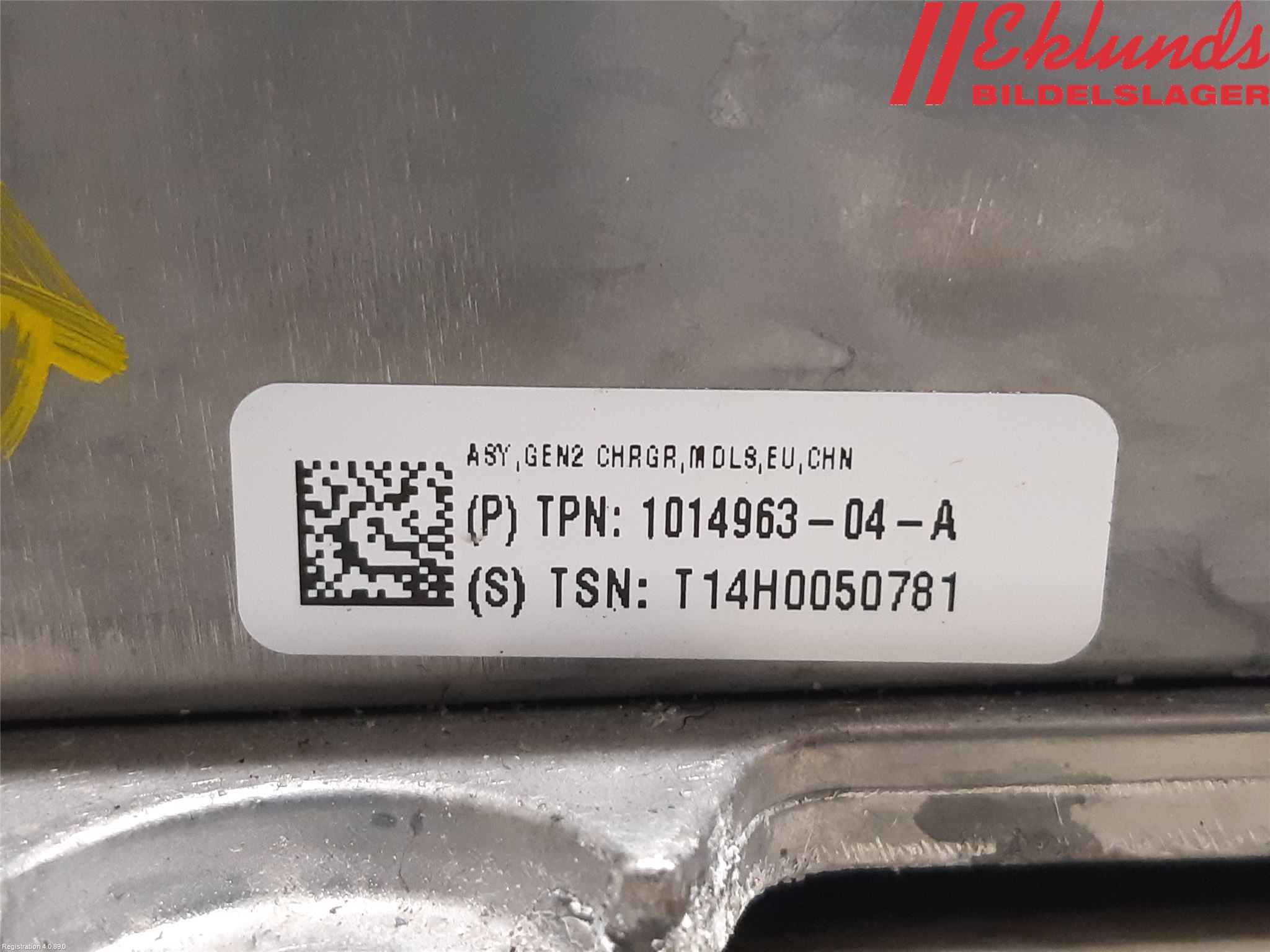 Tesla MODEL S 13- Batteriladdare Högspänning