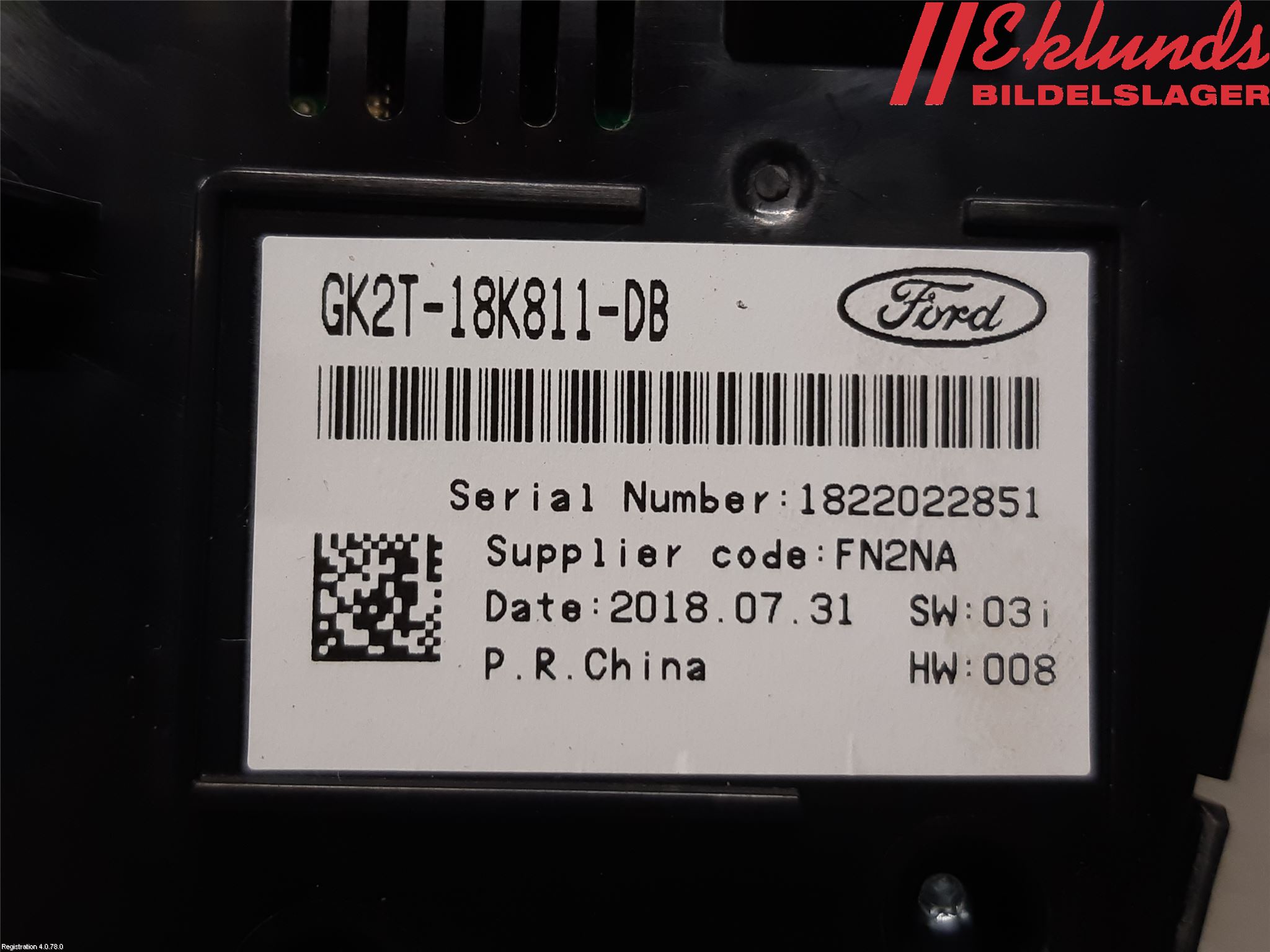 Ford TRANSIT SKÅP/BUSS 14-22 Cd Radio - Multimediapanel