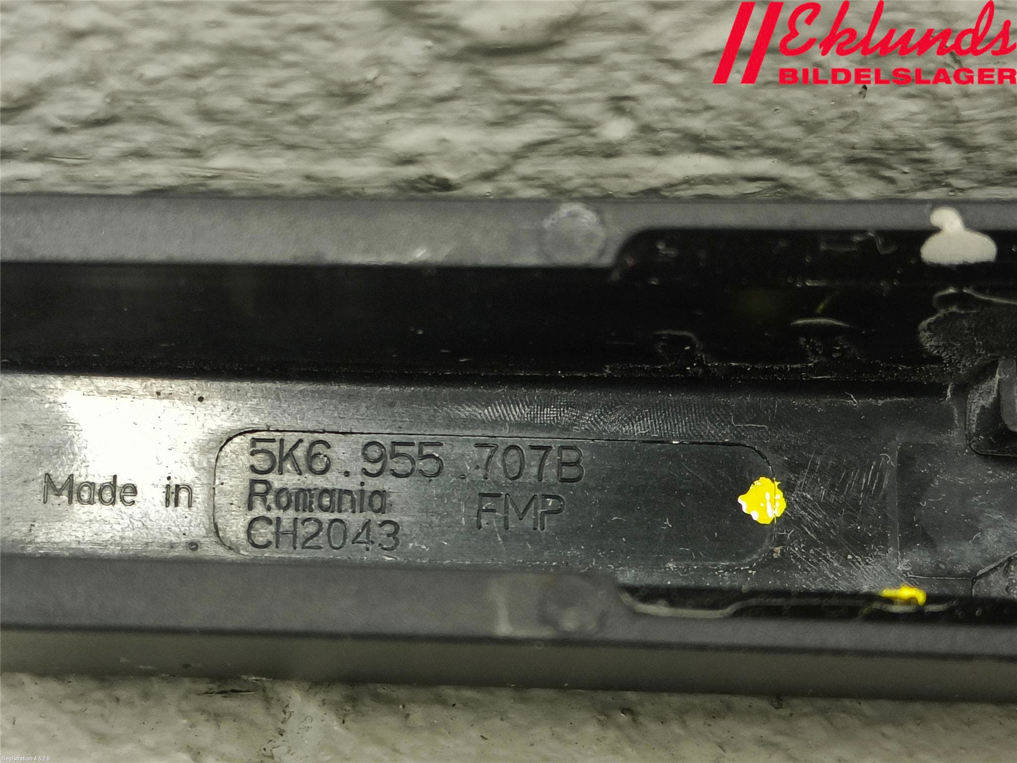 Seat LEON 13-20 Torkararm-Bakruta