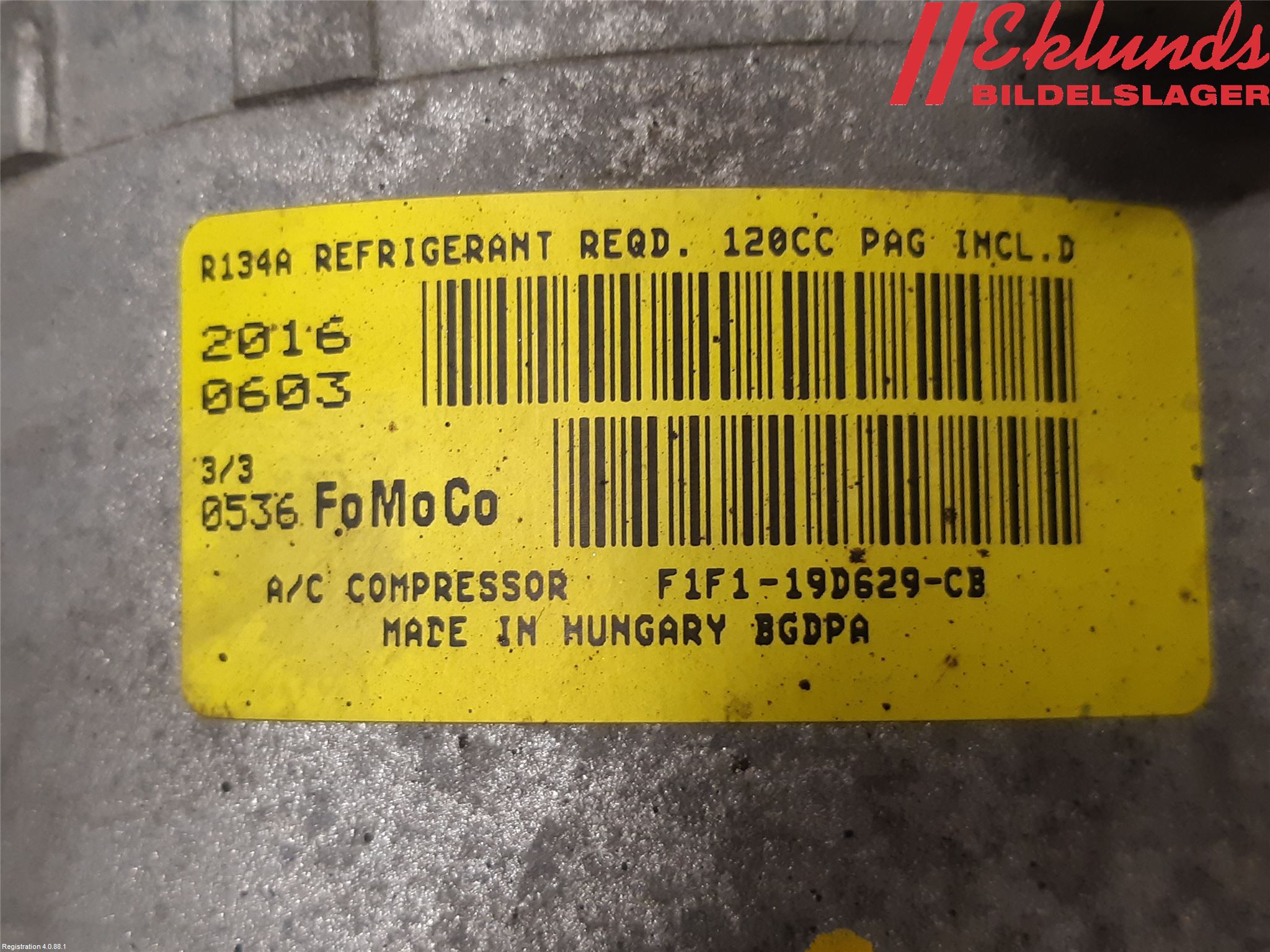 Ford FOCUS 15-18 Ac Kompressor