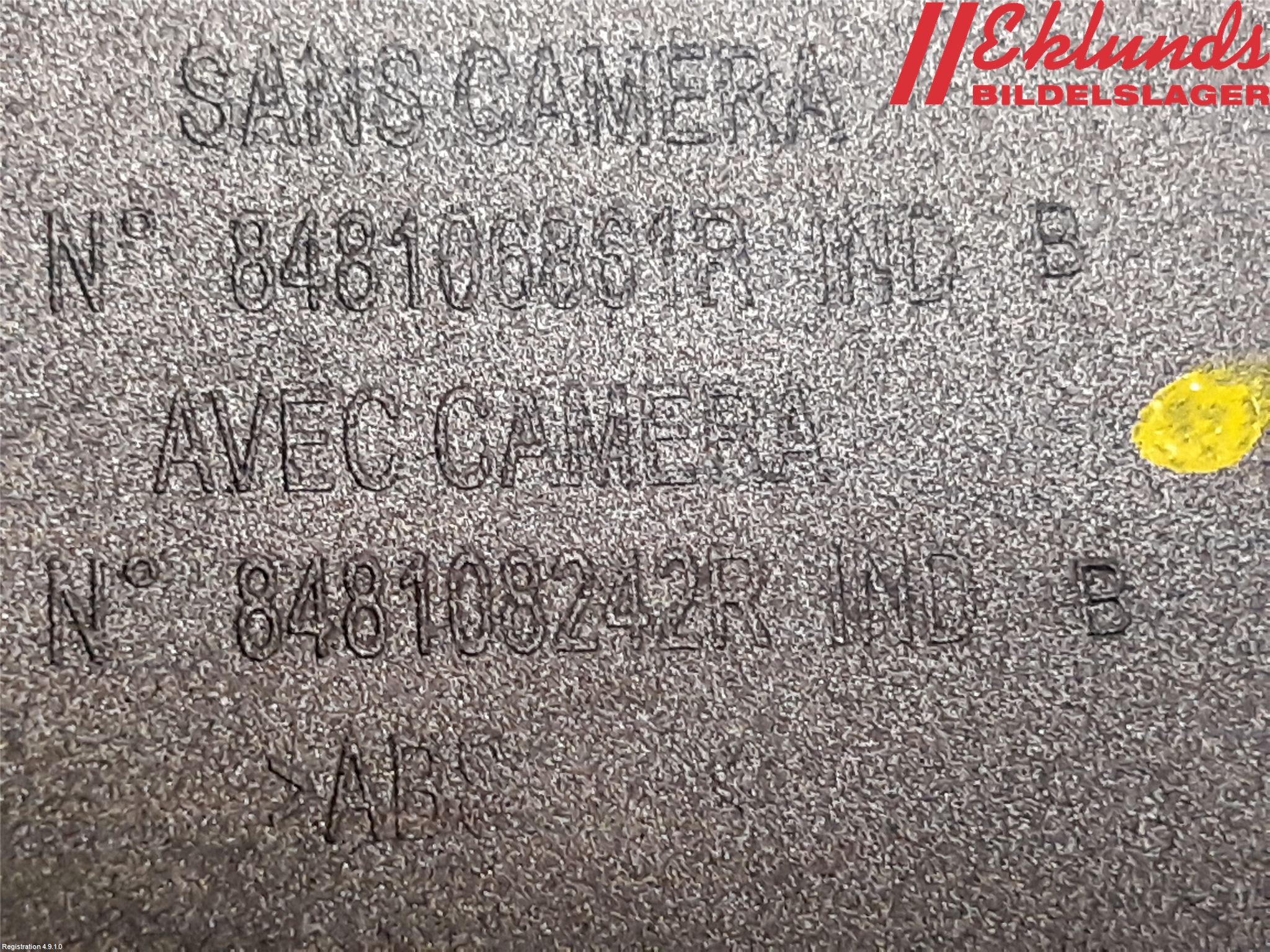 Renault ZOE/E-TECH 13- List Bak-Baklucka