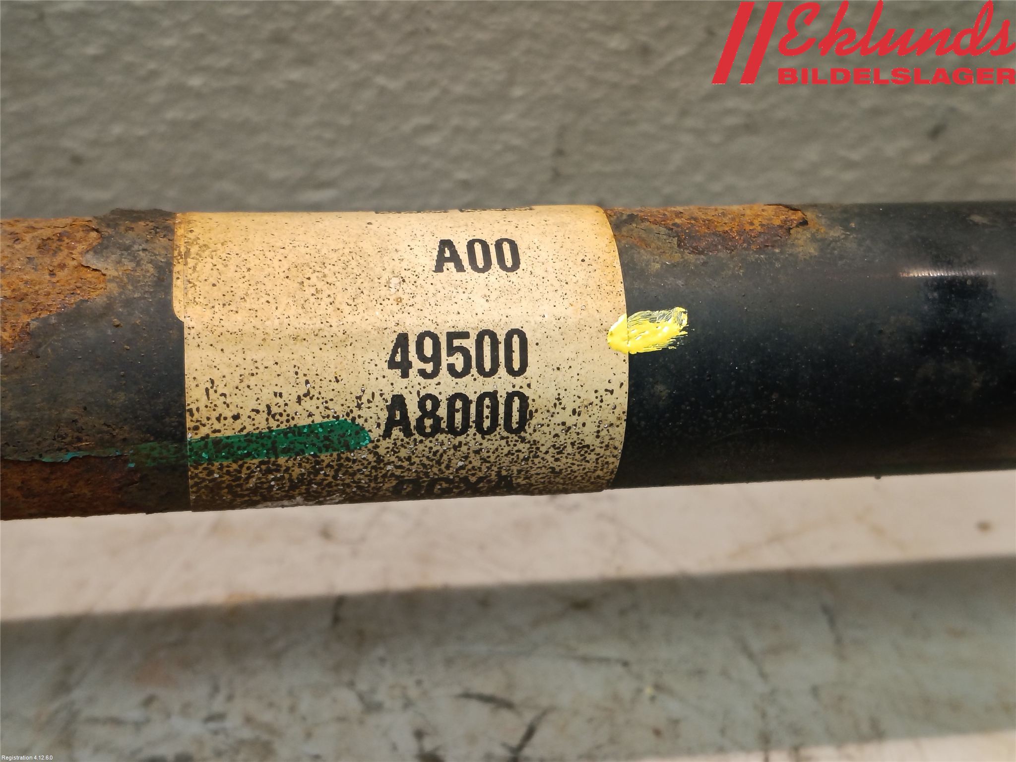 Kia OPTIMA 16-20 Drivaxel Fram Vänster