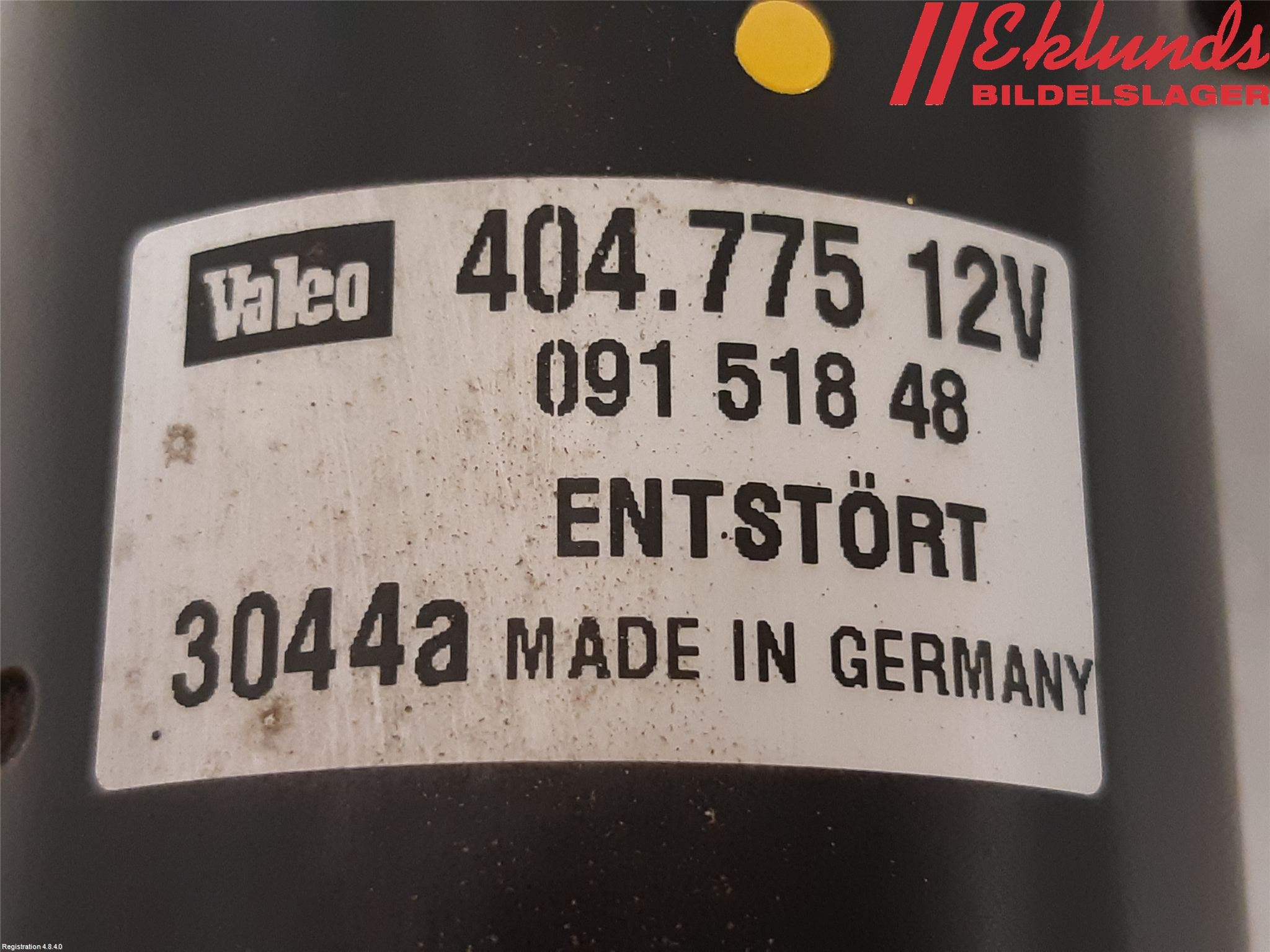 Volvo V70 00-04 Torkarmotor Vindruta