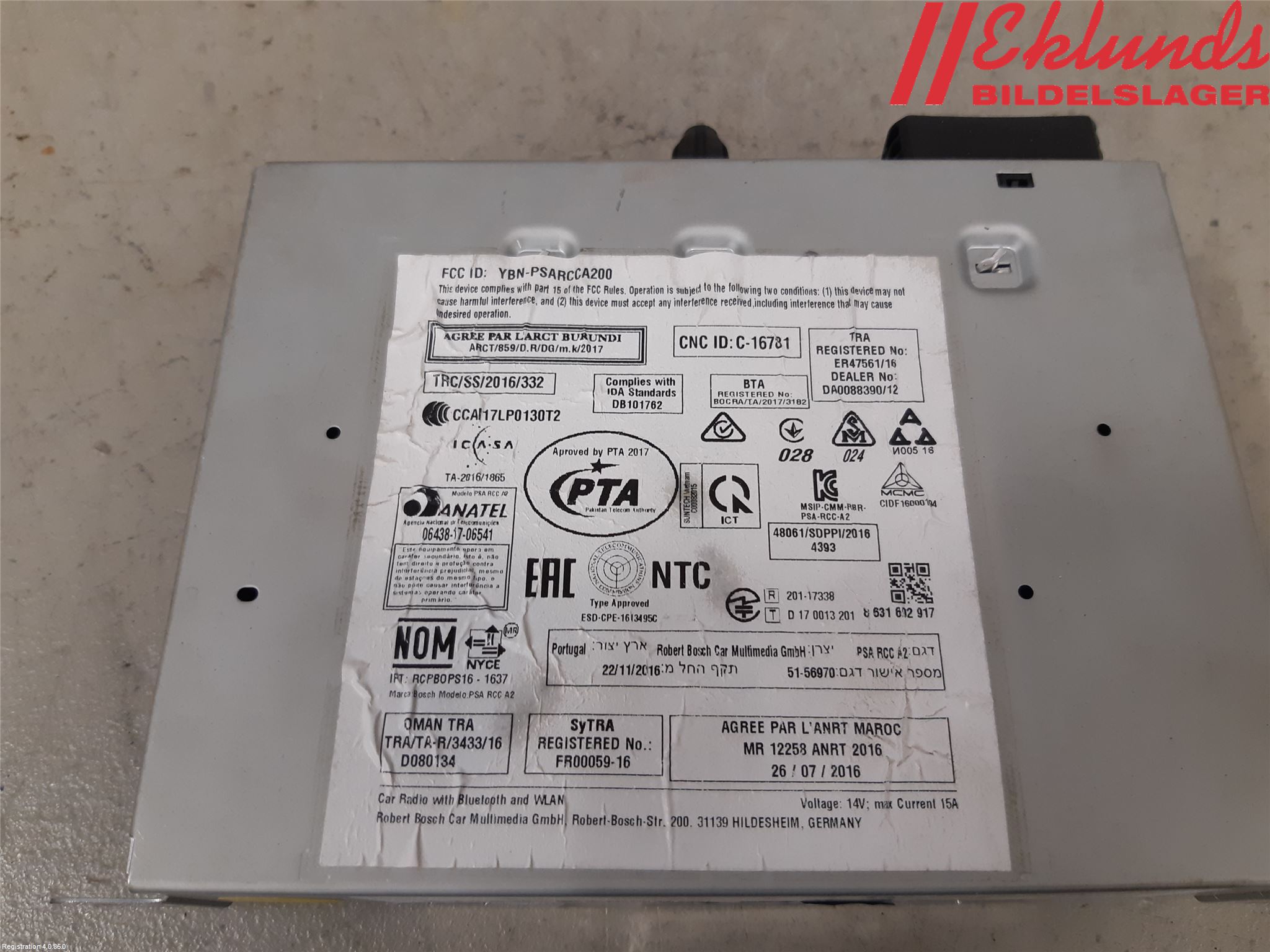 Toyota PROACE II 16- Cd Radio - Multimediapanel
