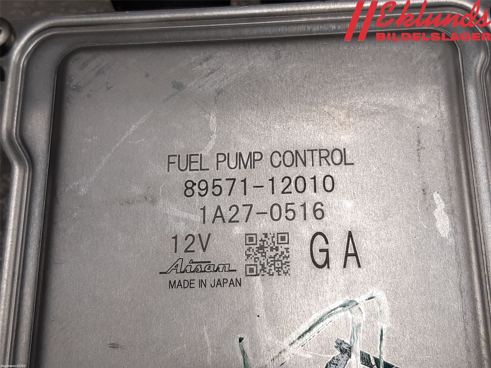 Lexus UX/300e 19- Styrenhet Bränslepump