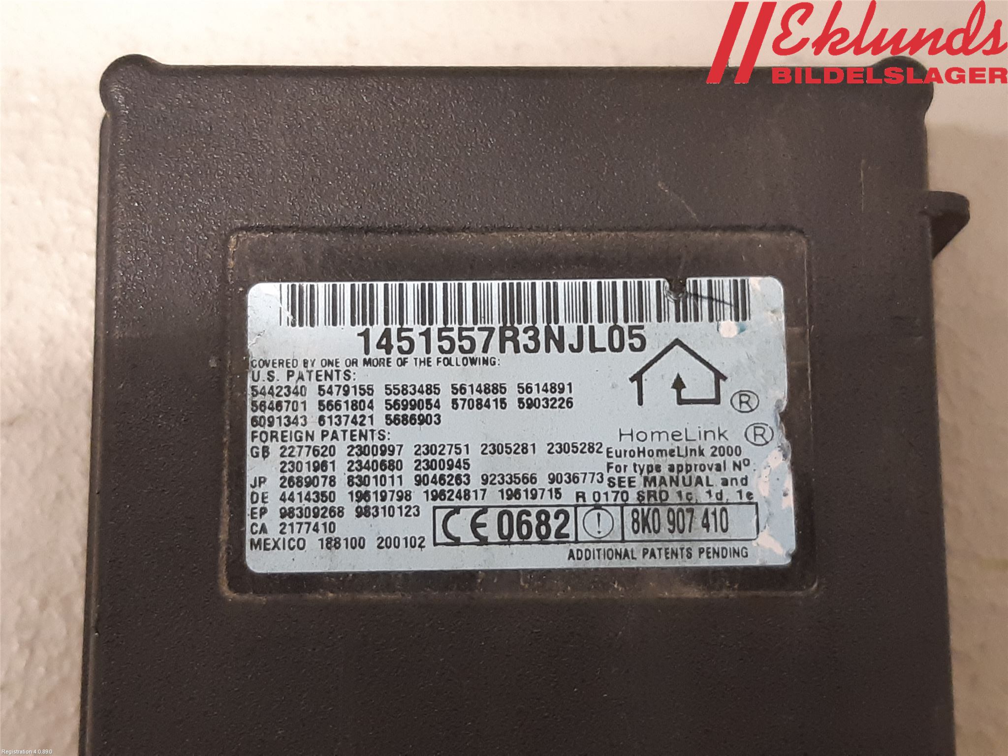 Tesla MODEL S 13- Styrenhet Övrigt