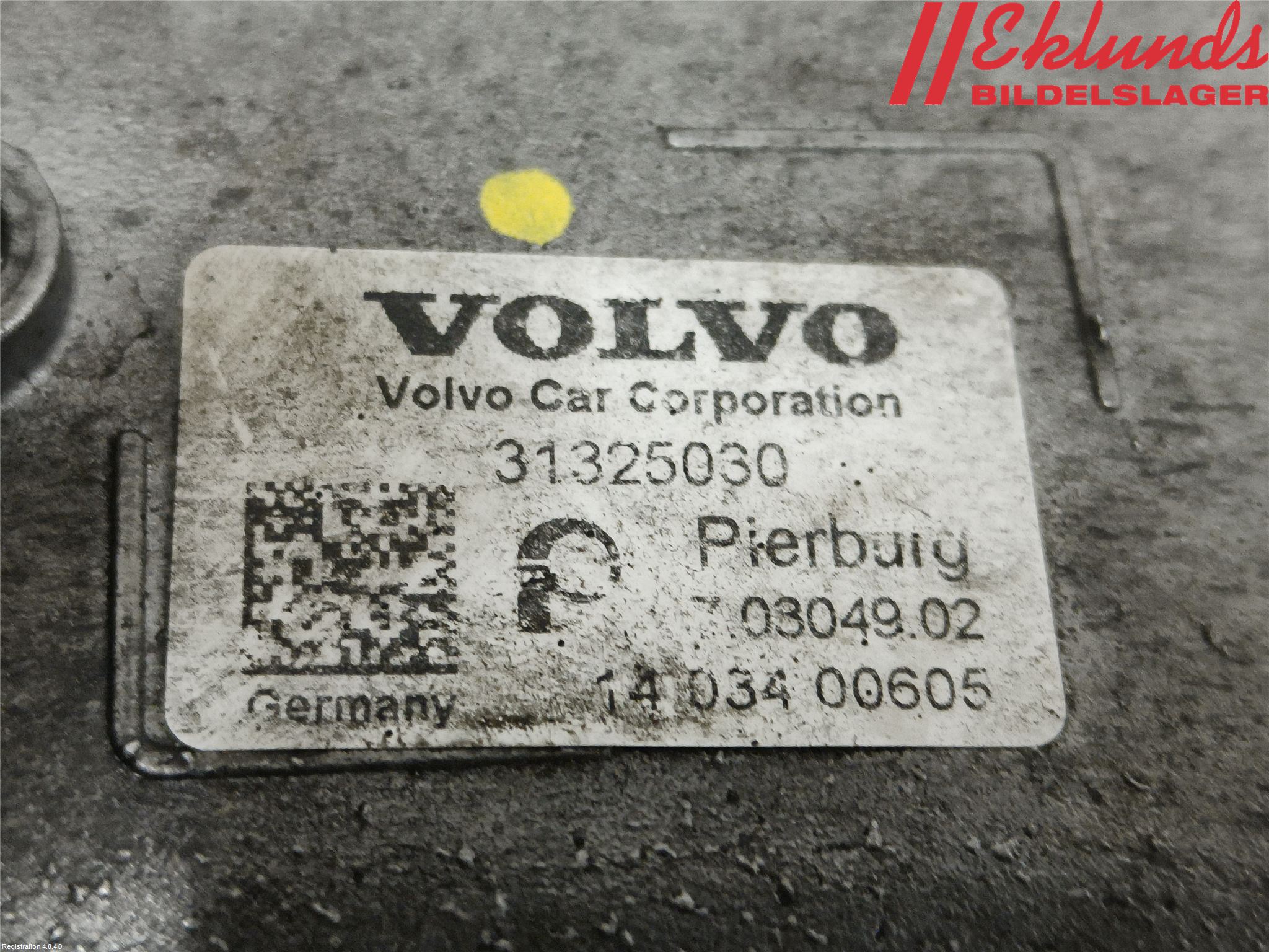 Volvo V40 CROSS COUNTRY 13-19 Avgaskylare