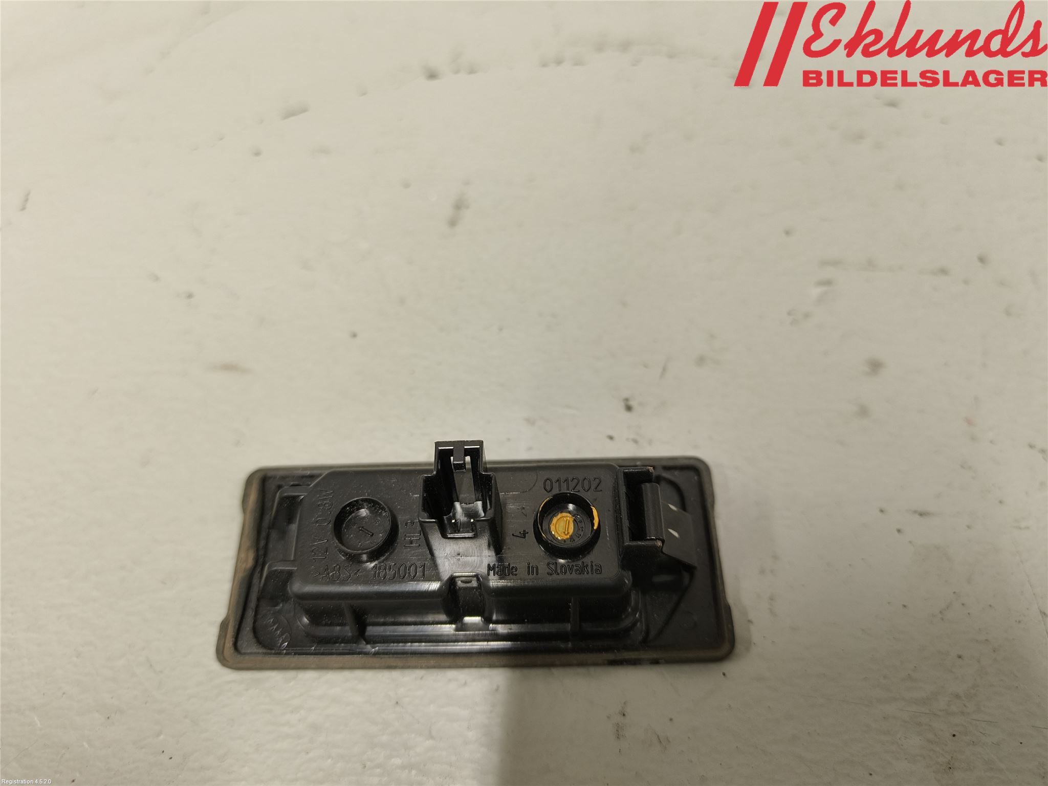 Volkswagen VW PASSAT 11-14 Skylt Belysning