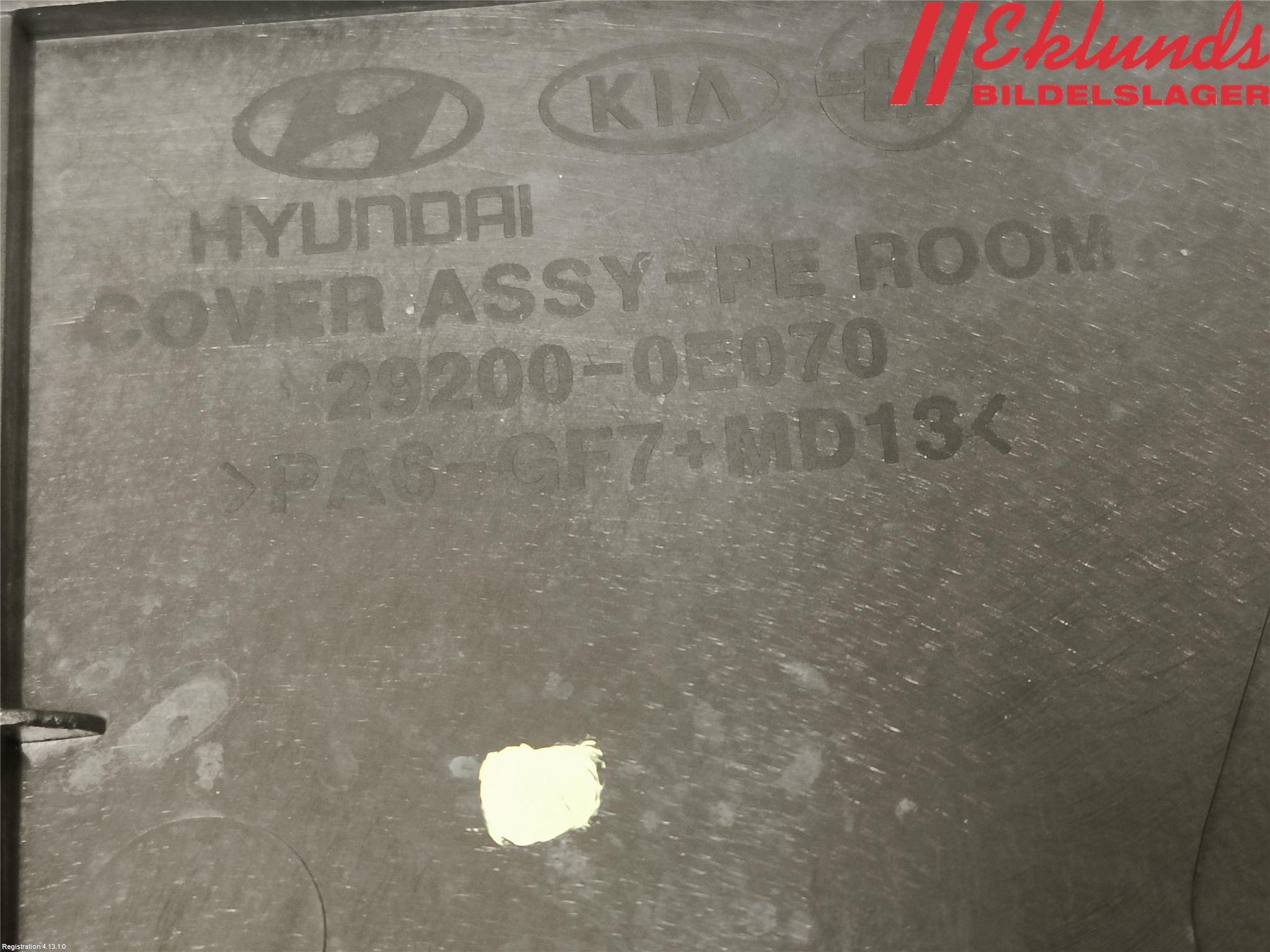 Kia NIRO (DE) 17-22 Motorkåpa