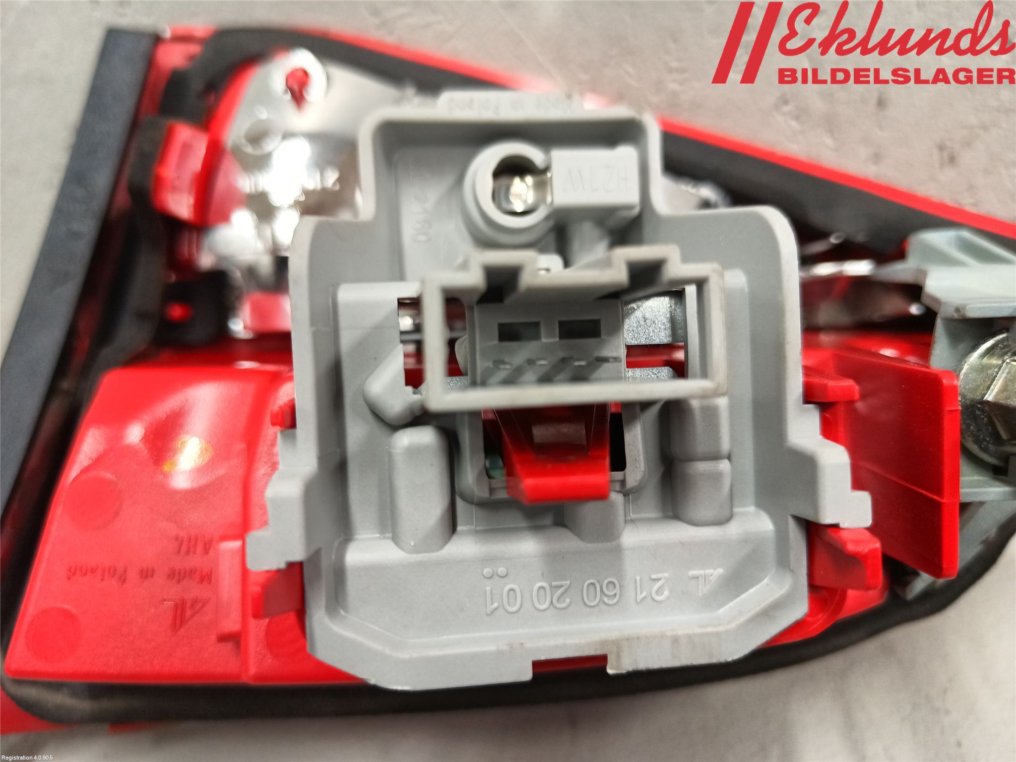 Audi A4/S4 08-11 Bakljus Lucka Vä