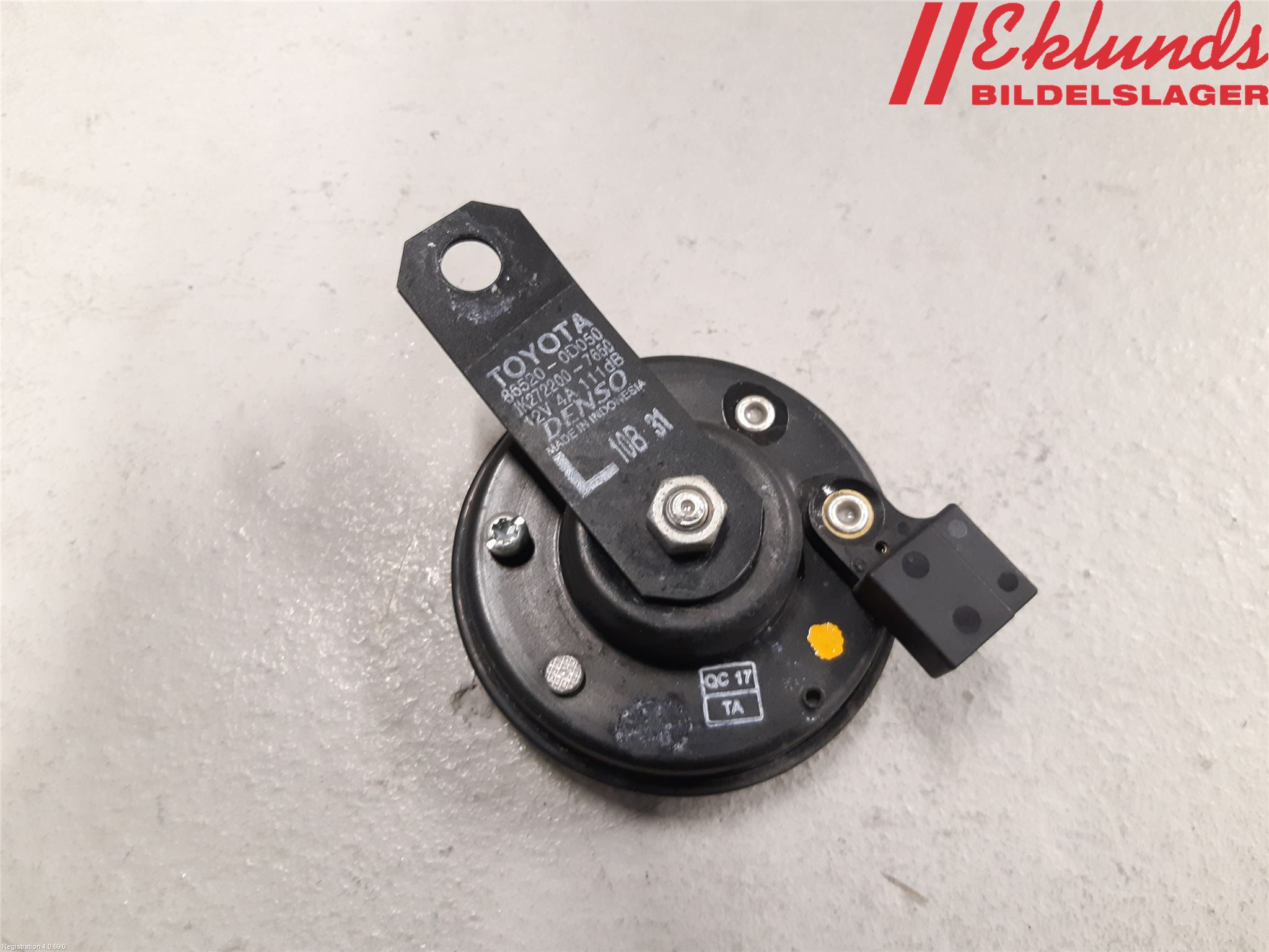 Toyota YARIS XP130 15-20 Signalhorn