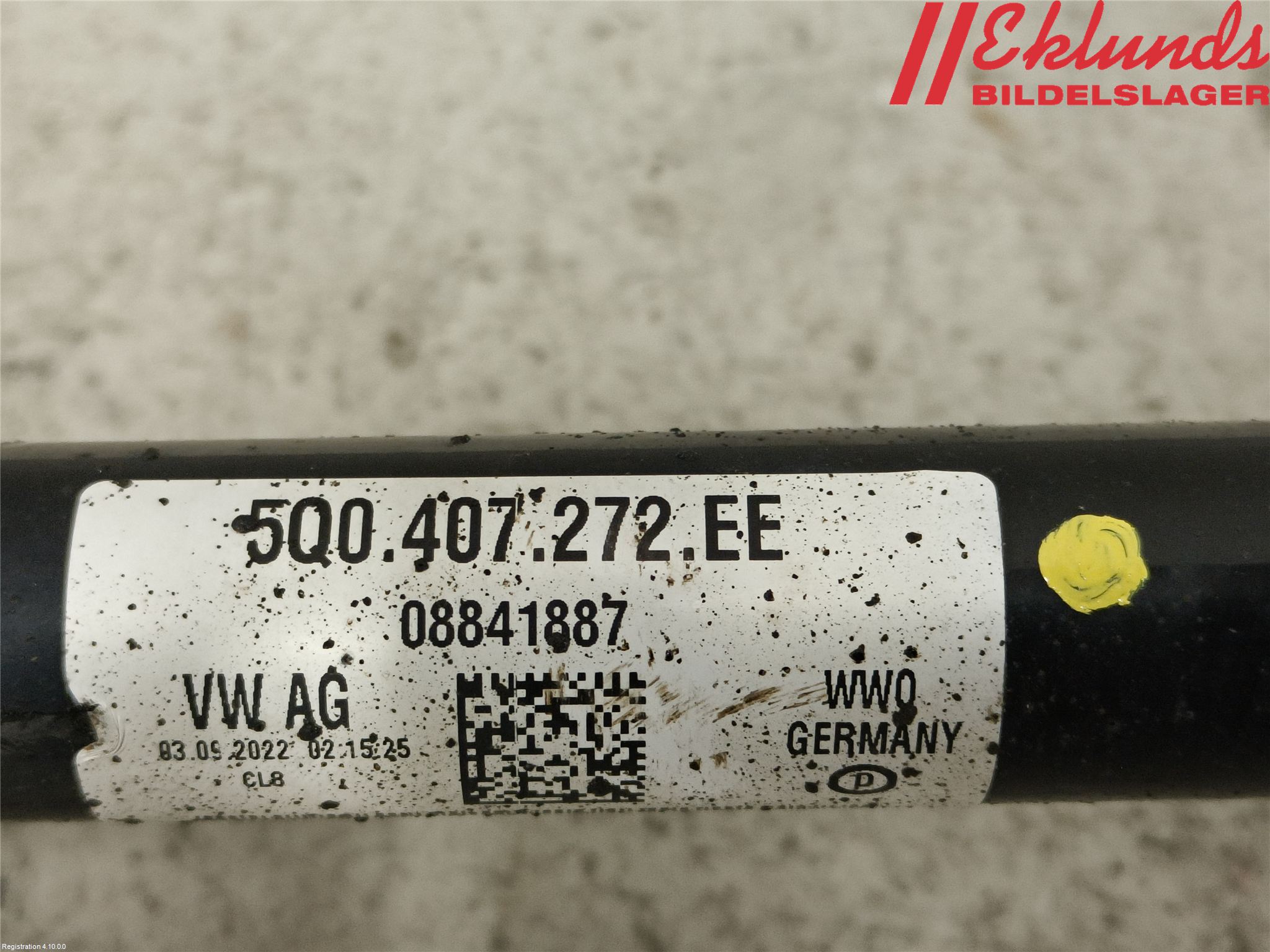 Audi A3/S3 8Y 21- Drivaxel Fram Höger