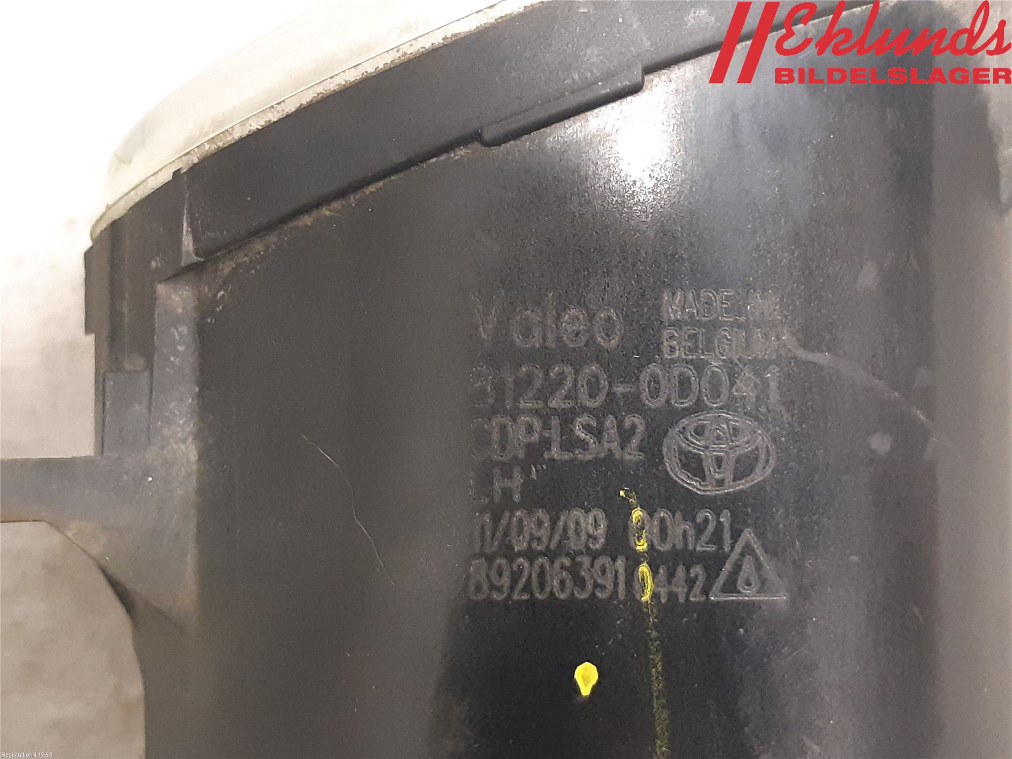 Toyota AVENSIS 09-15 Dimljus-Varselljus Fram