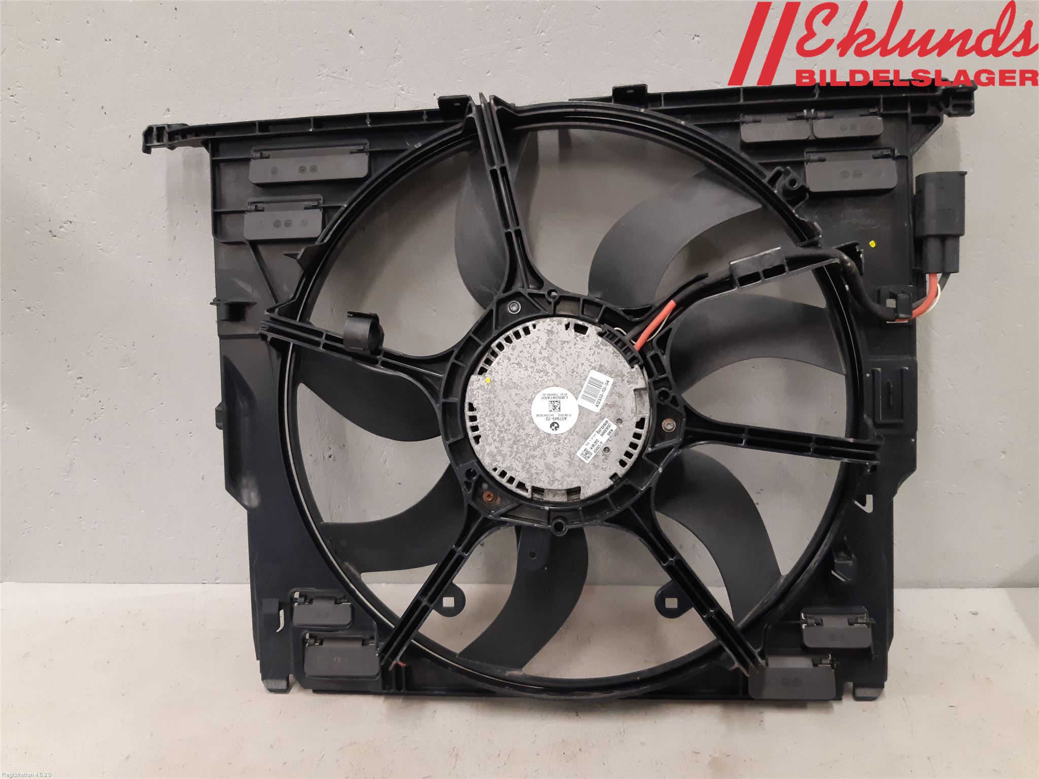 BMW 5 F10/F11/F18 09-17 Kylfläkt El