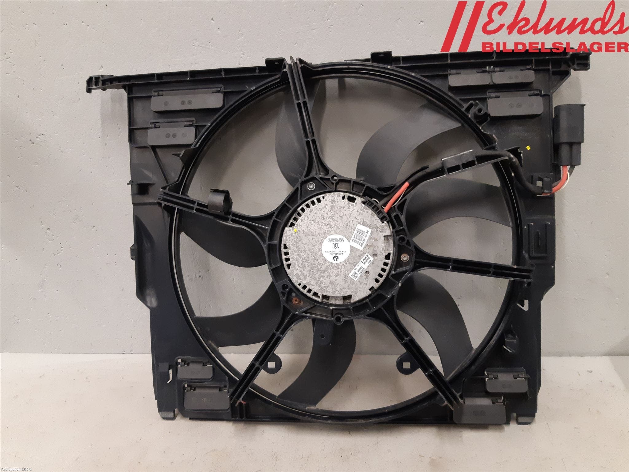 BMW 5 F10/F11/F18 09-17 Kylfläkt El