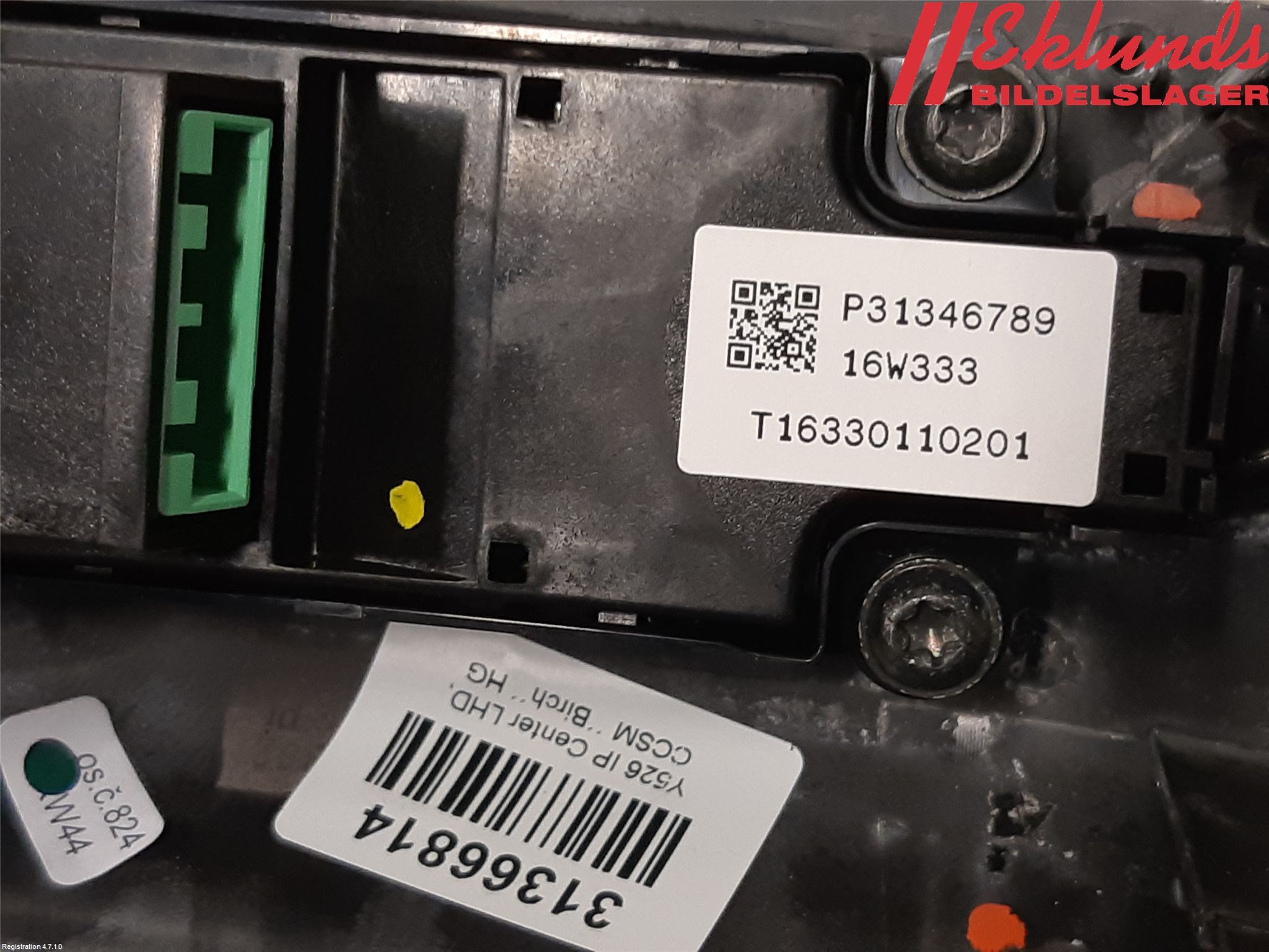 Volvo XC90/RECHARGE 16- Strömställare Multifunktion