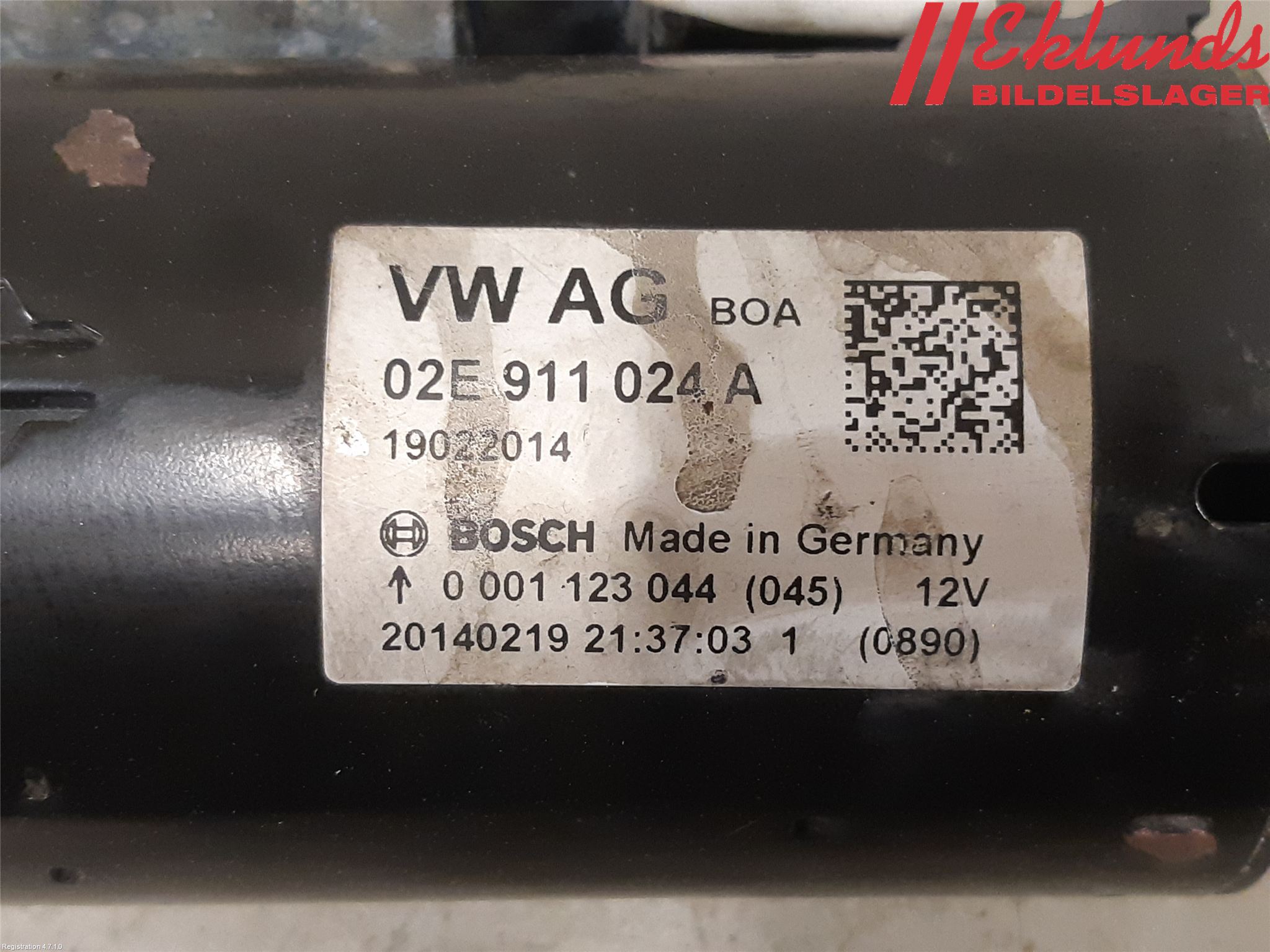 Skoda YETI Startmotor Diesel