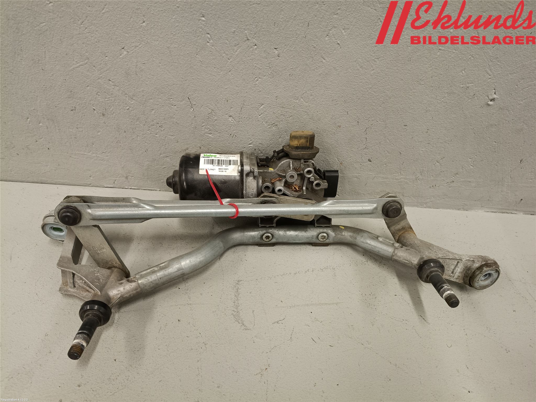 Renault CLIO IV 16-19 Torkarmotor Vindruta