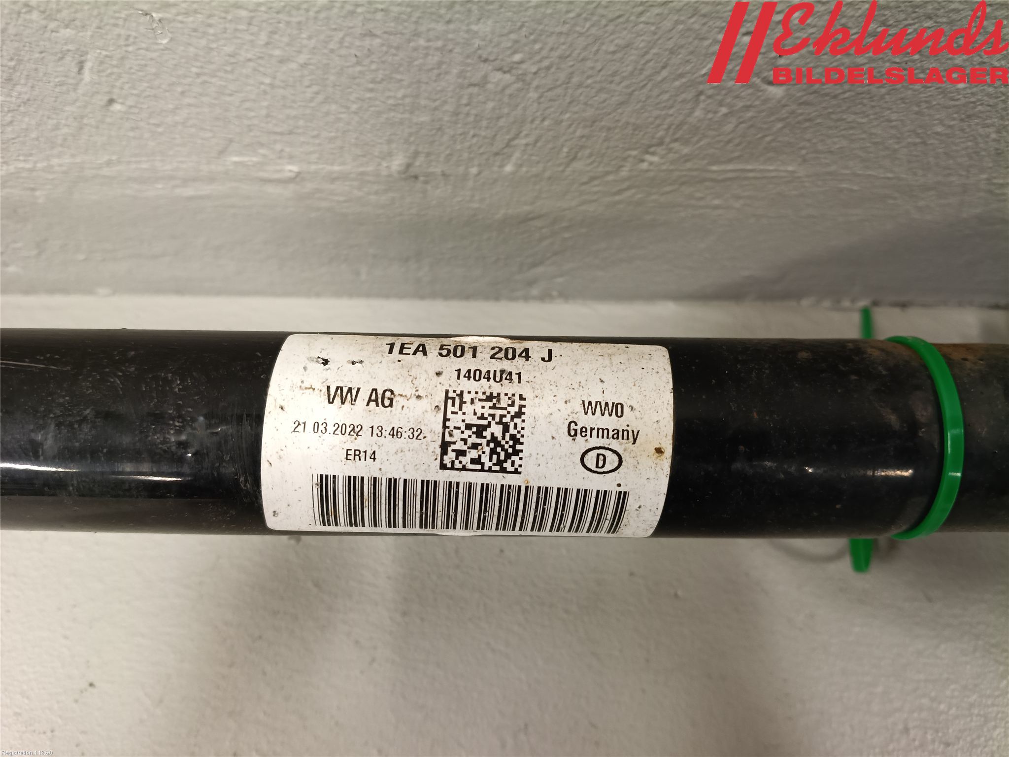 Volkswagen VW ID.4 21- Drivaxel Bak Höger