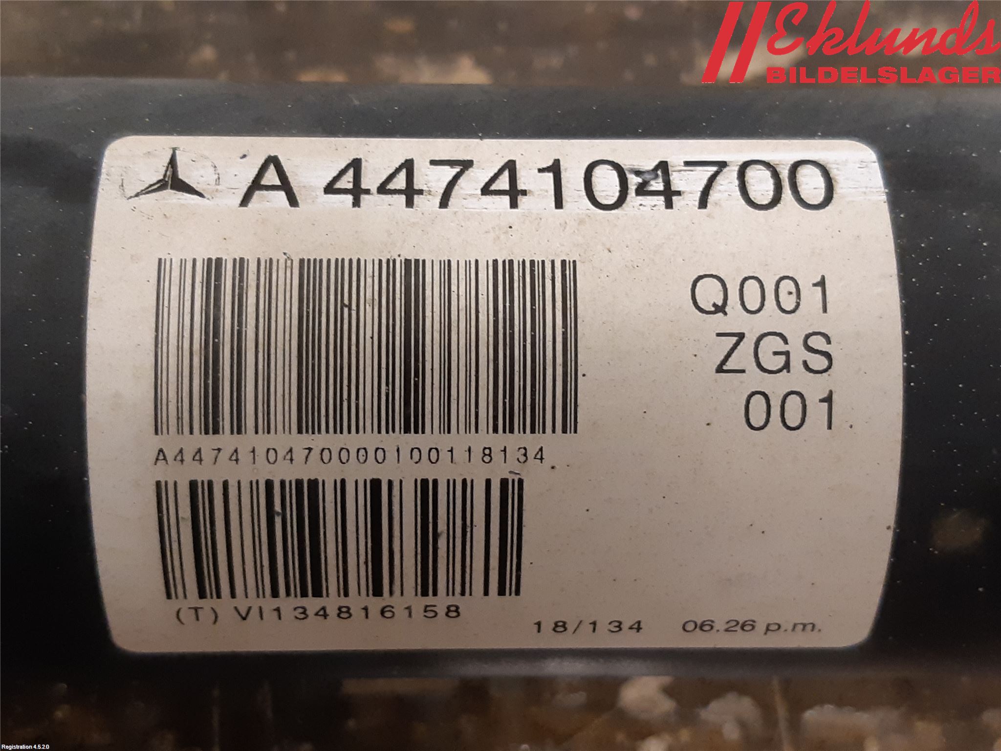 Mercedes-Benz MB VITO/V-KLASS (W640,W447,W448) 14- Mellanaxel Komp