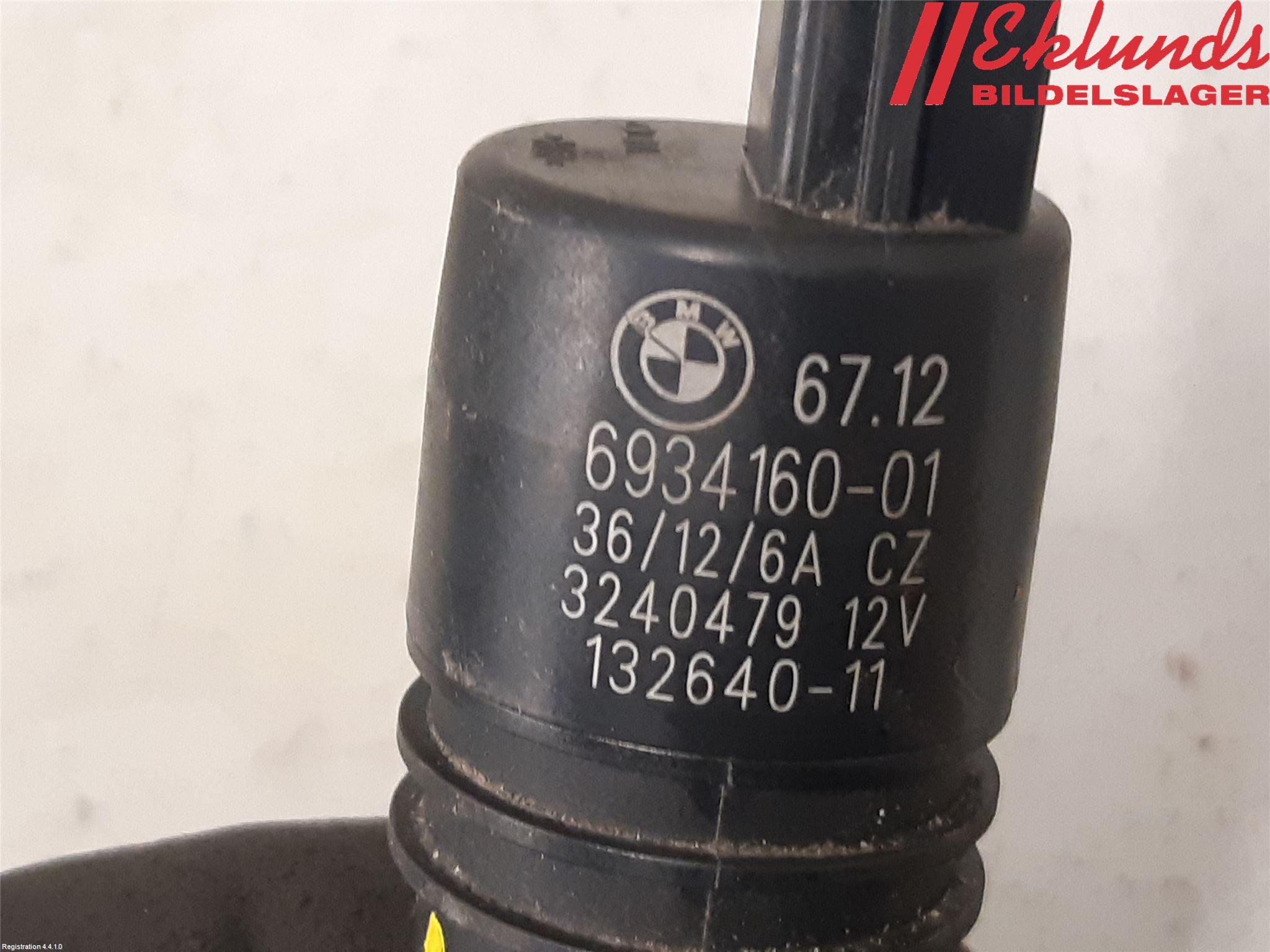 BMW 5 F10/F11/F18 09-17 Spolarpump Vindruta