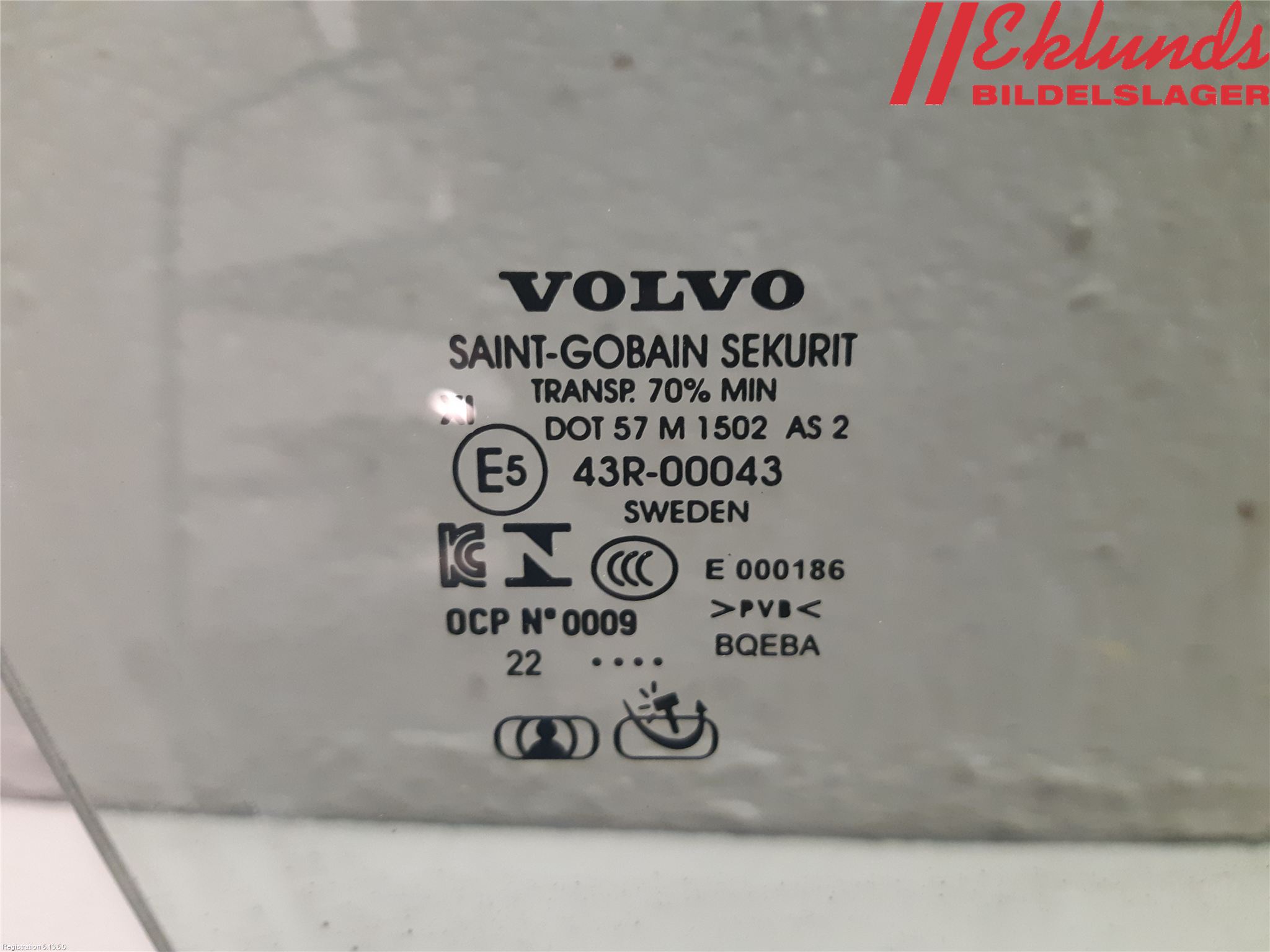Volvo V90 17->> Dörruta Fram Höger