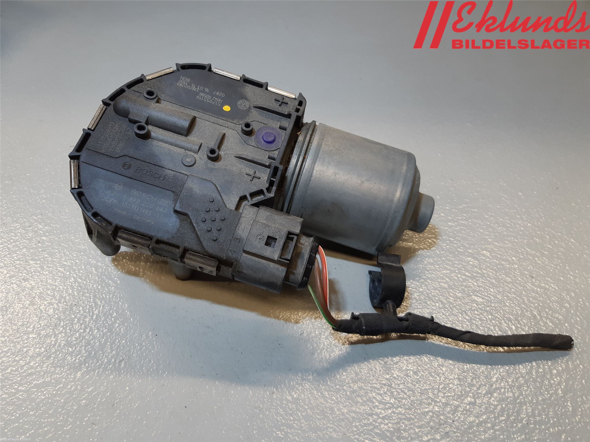 Volkswagen VW GOLF SPORTSVAN 15-20 Torkarmotor Vindruta