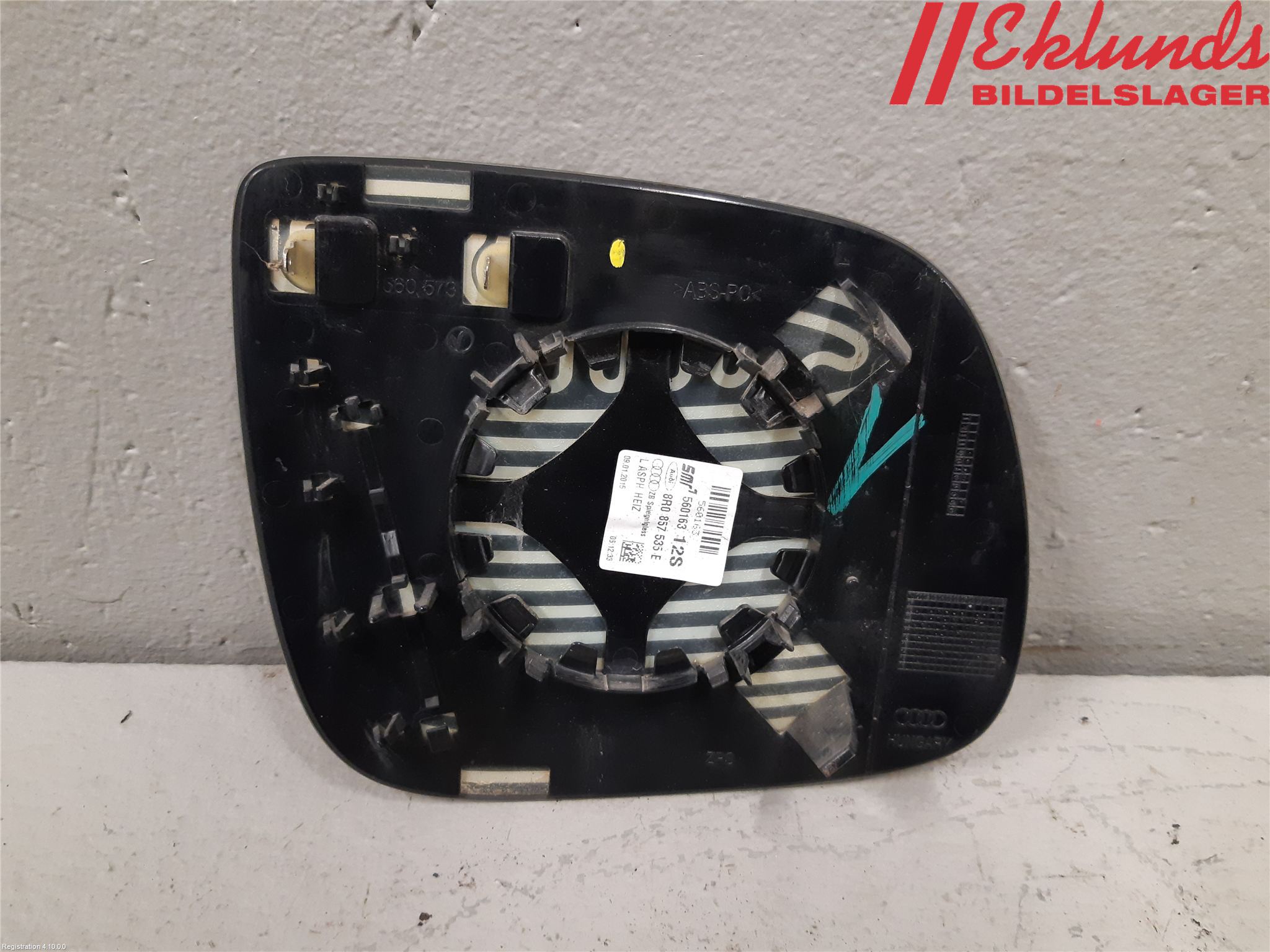 Audi Q5 09-16 Spegelglas Vä