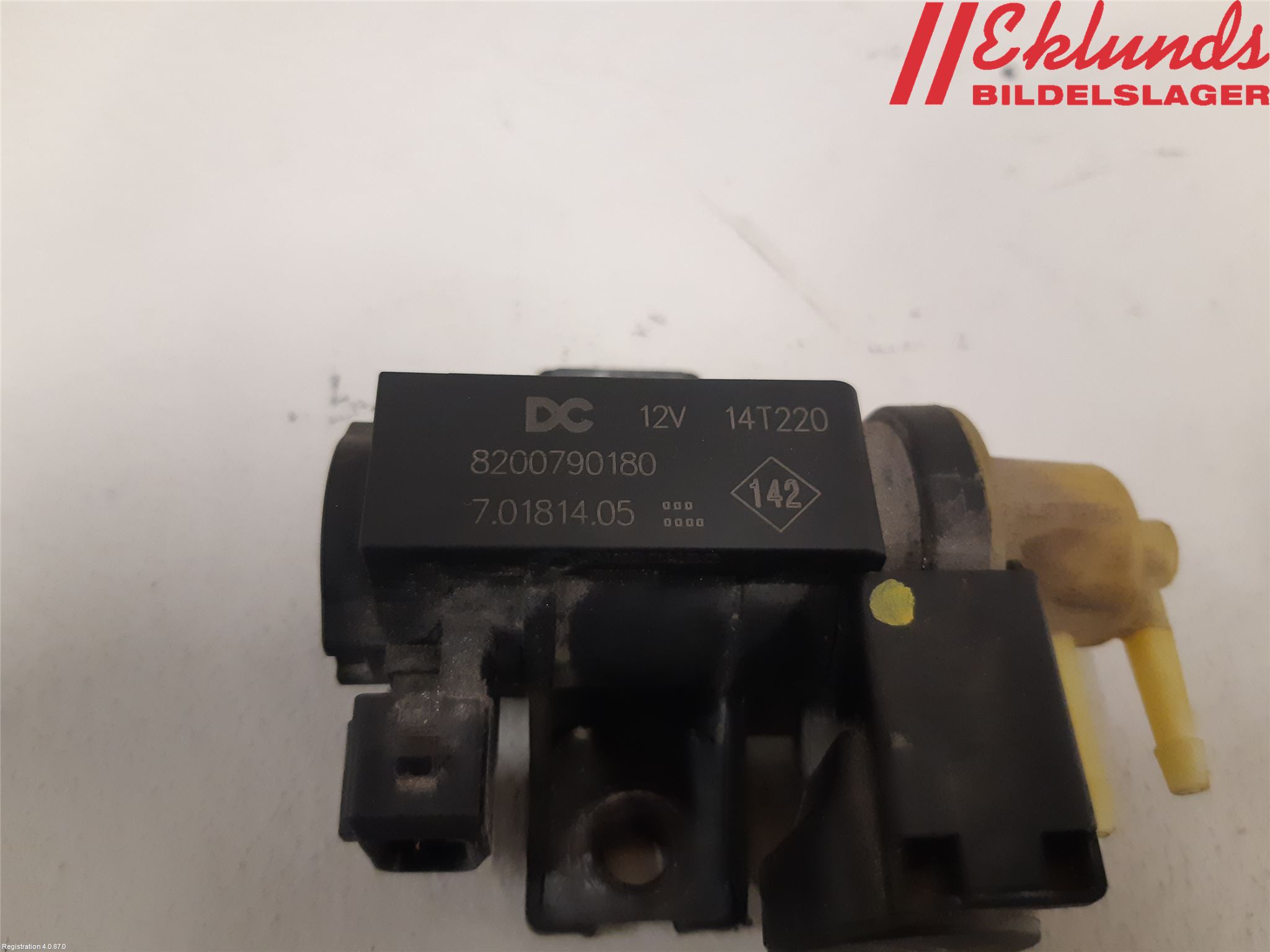 Renault KANGOO II 15-21 Vakuumventil