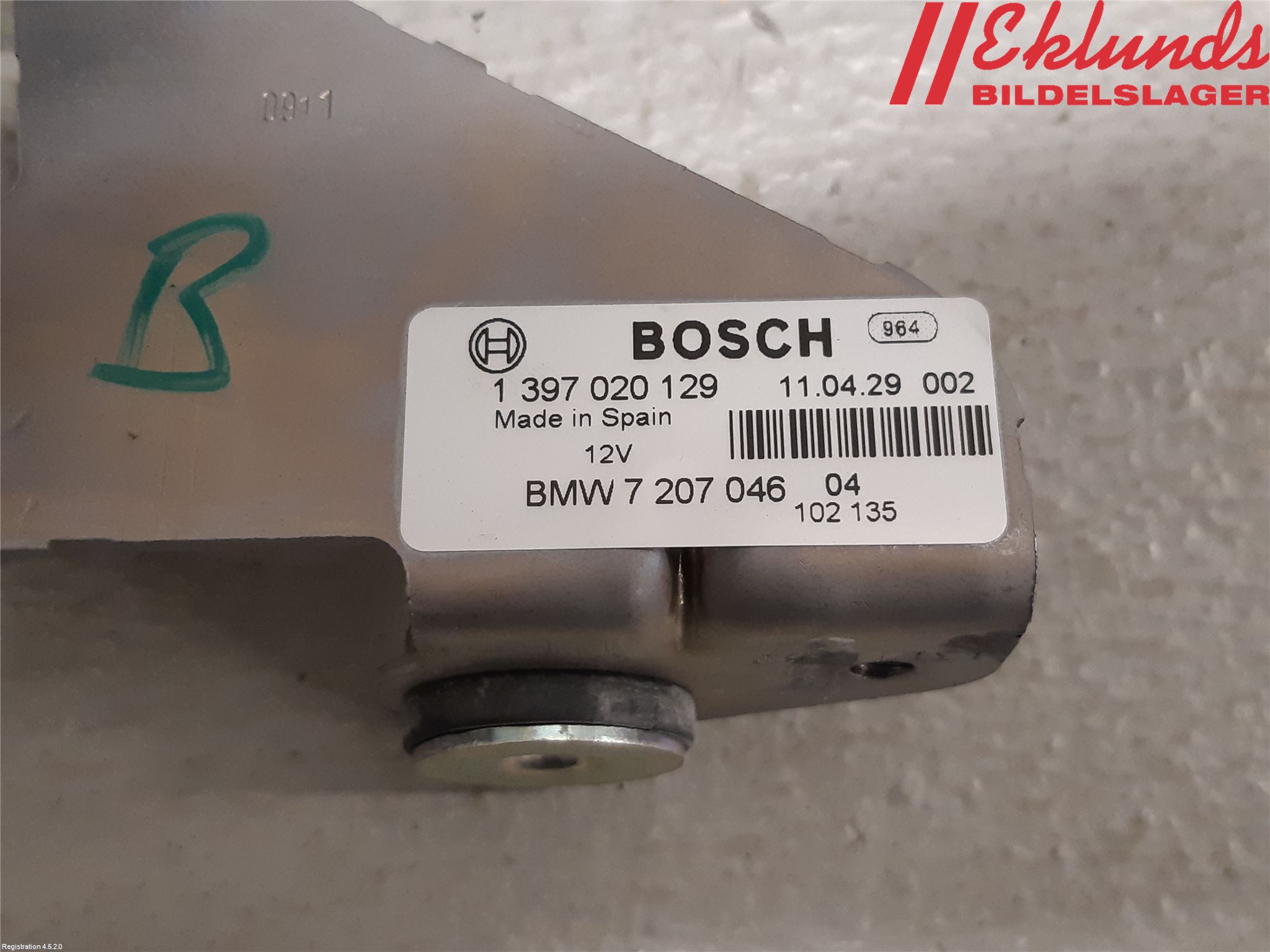 BMW 5 F10/F11/F18 09-17 Låskista Baklucka