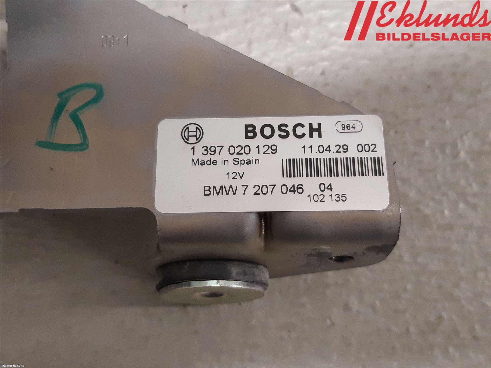 BMW 5 F10/F11/F18 09-17 Låskista Baklucka