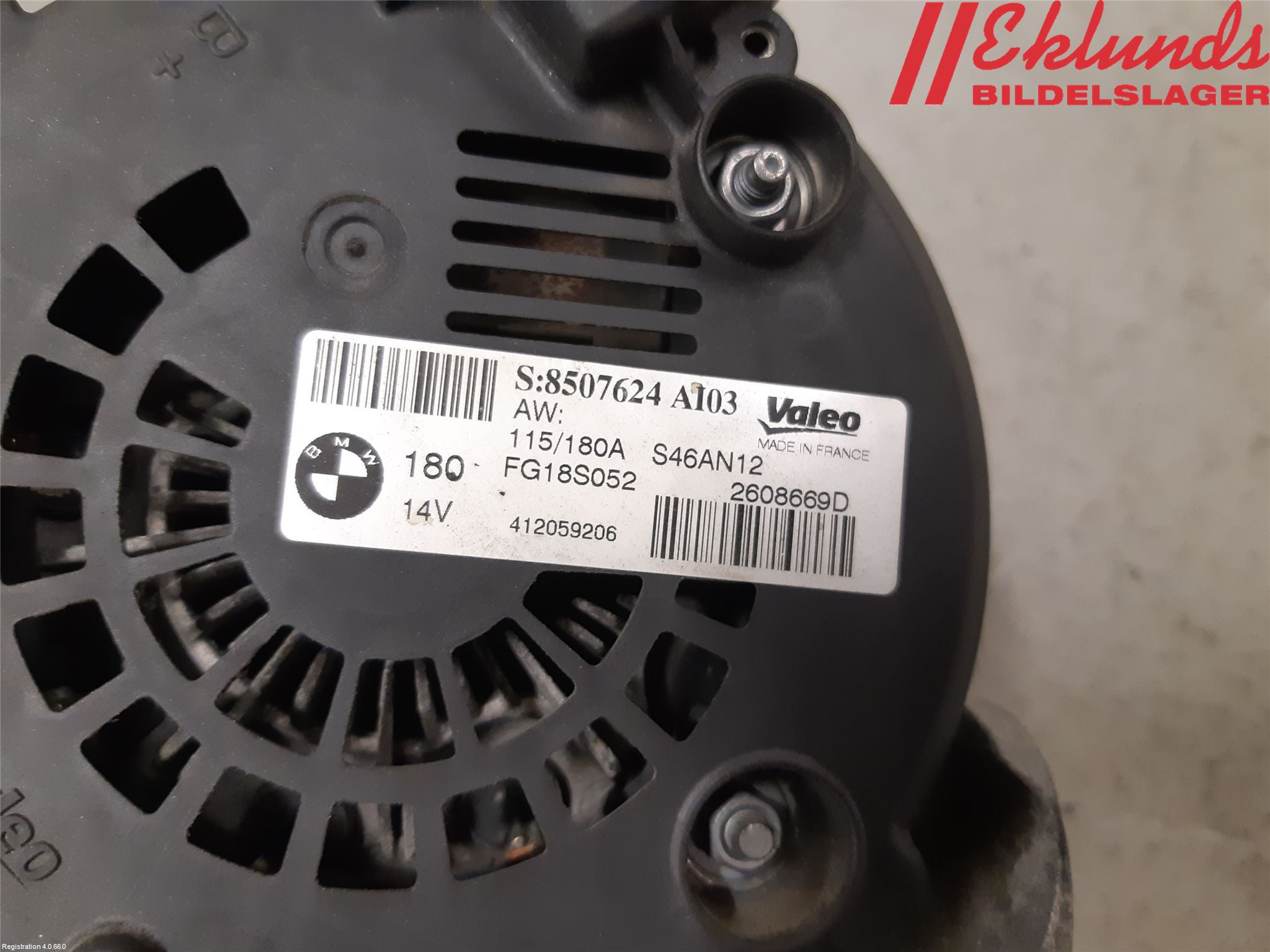 BMW 5 F10/F11/F18 09-17 Generator