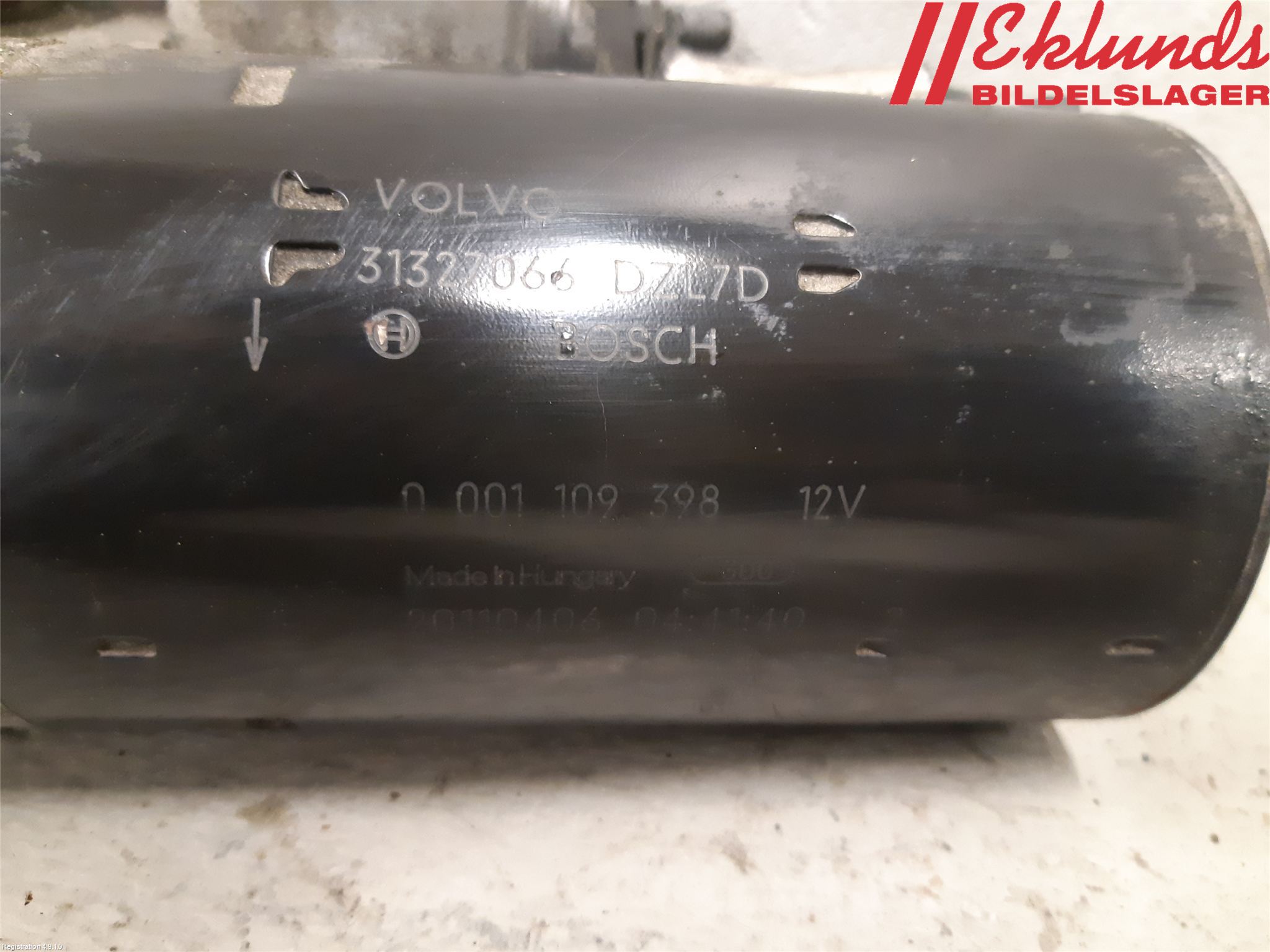 Volvo S80 07-13 Startmotor Diesel