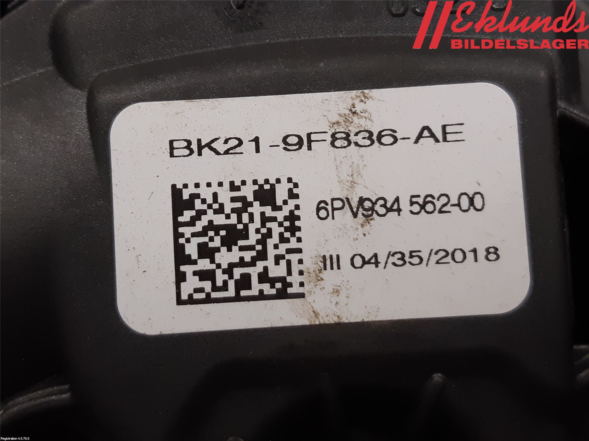 Ford TRANSIT SKÅP/BUSS 14-22 Gaspedal