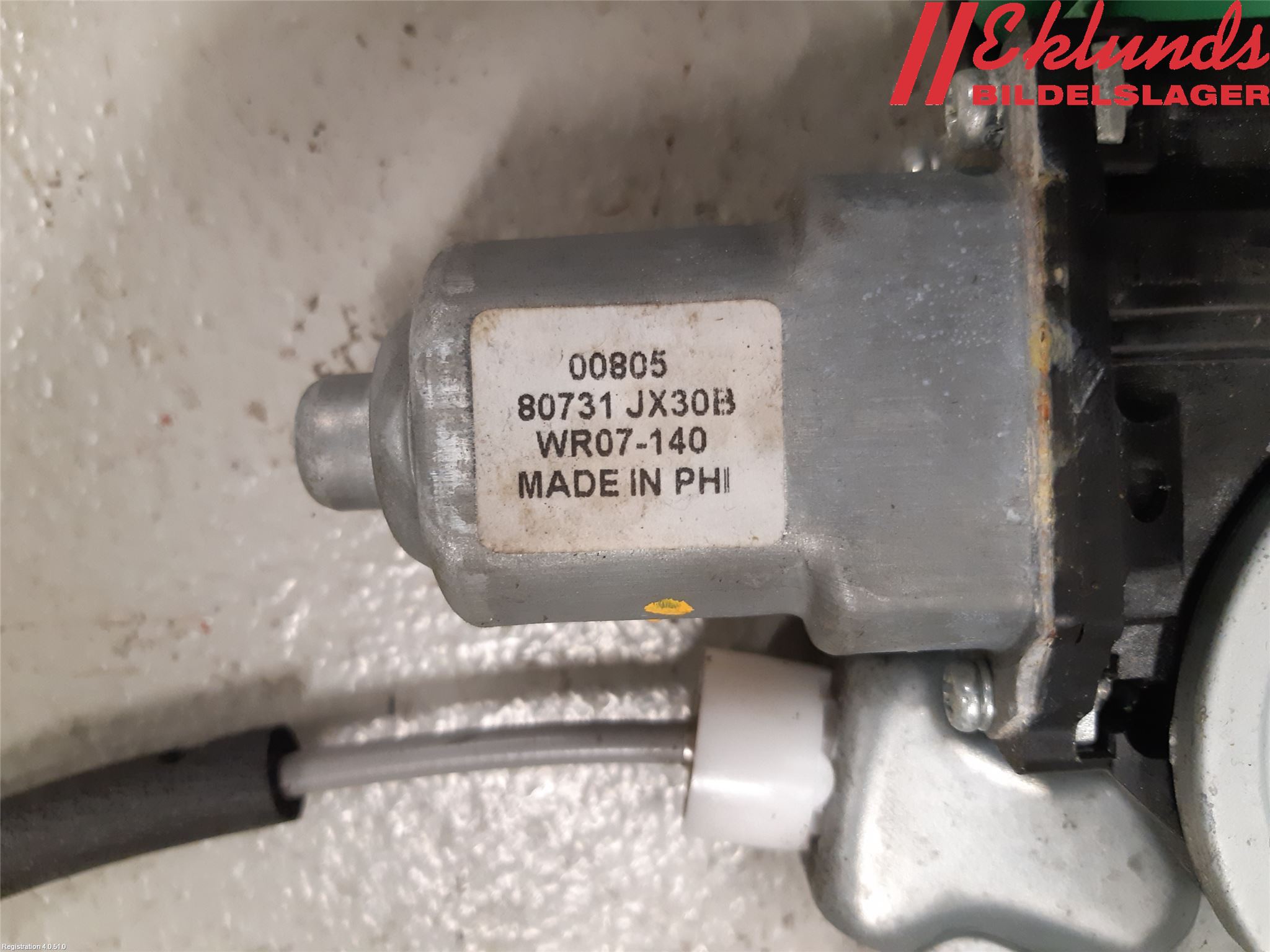 Nissan JUKE 10-14 Fönsterhiss El Kompl
