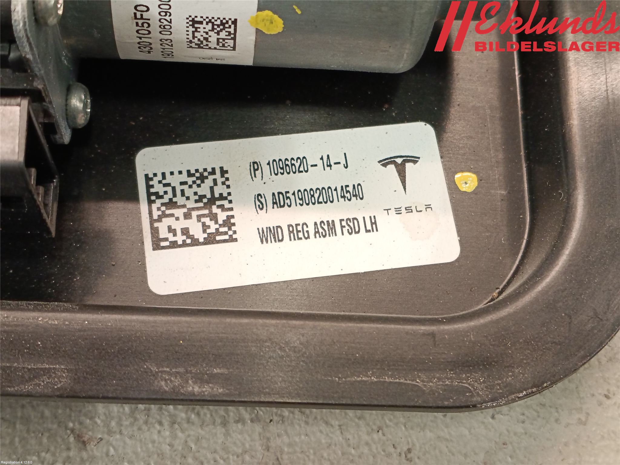 Tesla MODEL 3 17- Fönsterhiss El Kompl